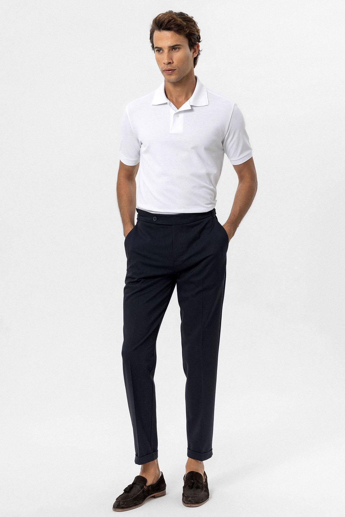Antioch-Beyaz Polo Yaka Erkek T Shirt-T-Shirts-2-Milagron.com