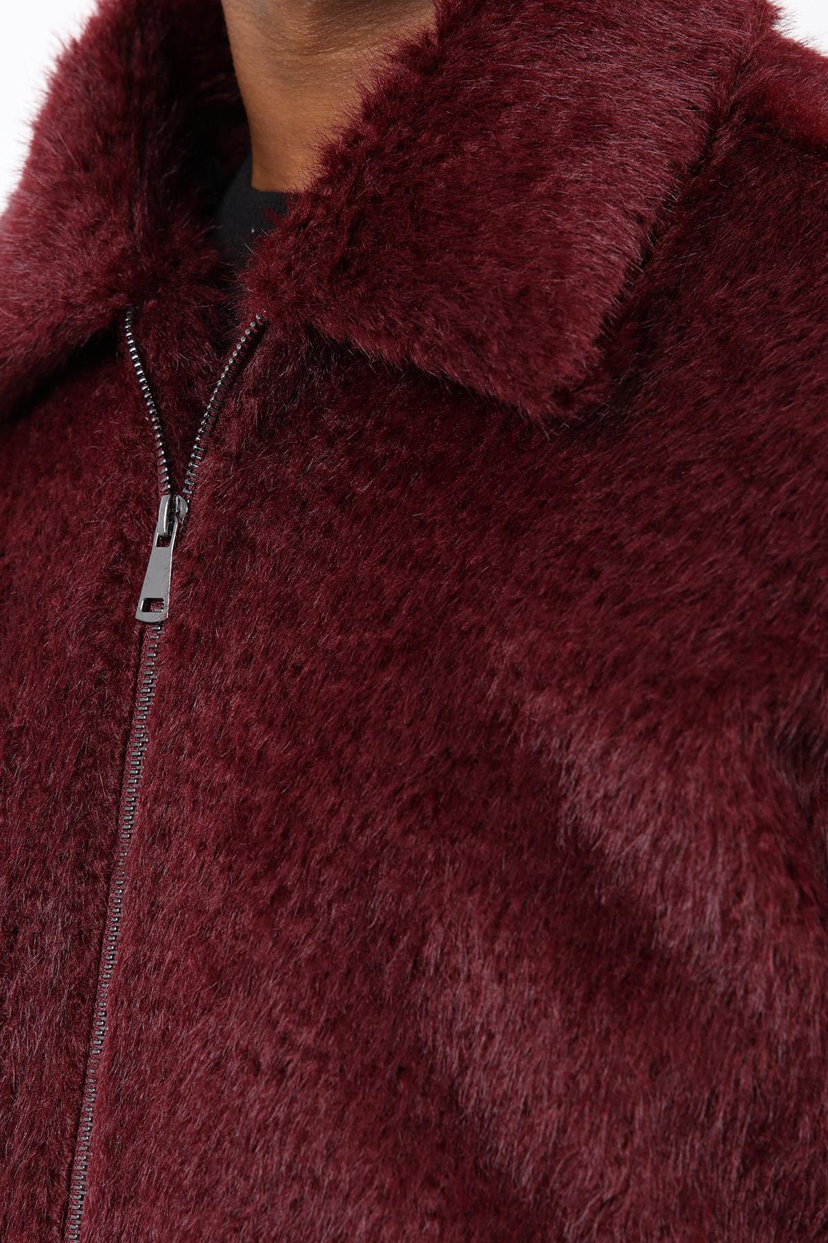 Antioch-Bordo Yumuşak Dokulu Erkek Mont-Mont-7-Milagron.com