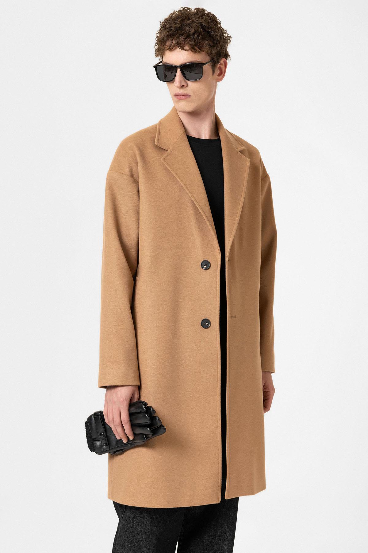 Antioch-Camel Oversize Erkek Kaban-Kaban-2-Milagron.com