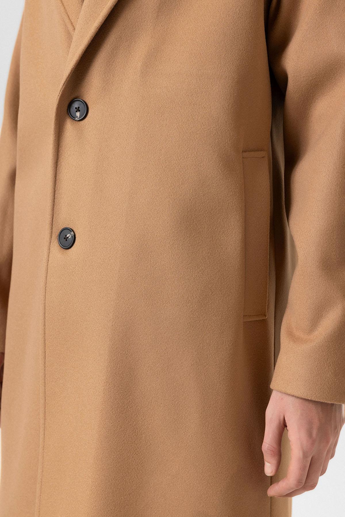 Antioch-Camel Oversize Erkek Kaban-Kaban-7-Milagron.com