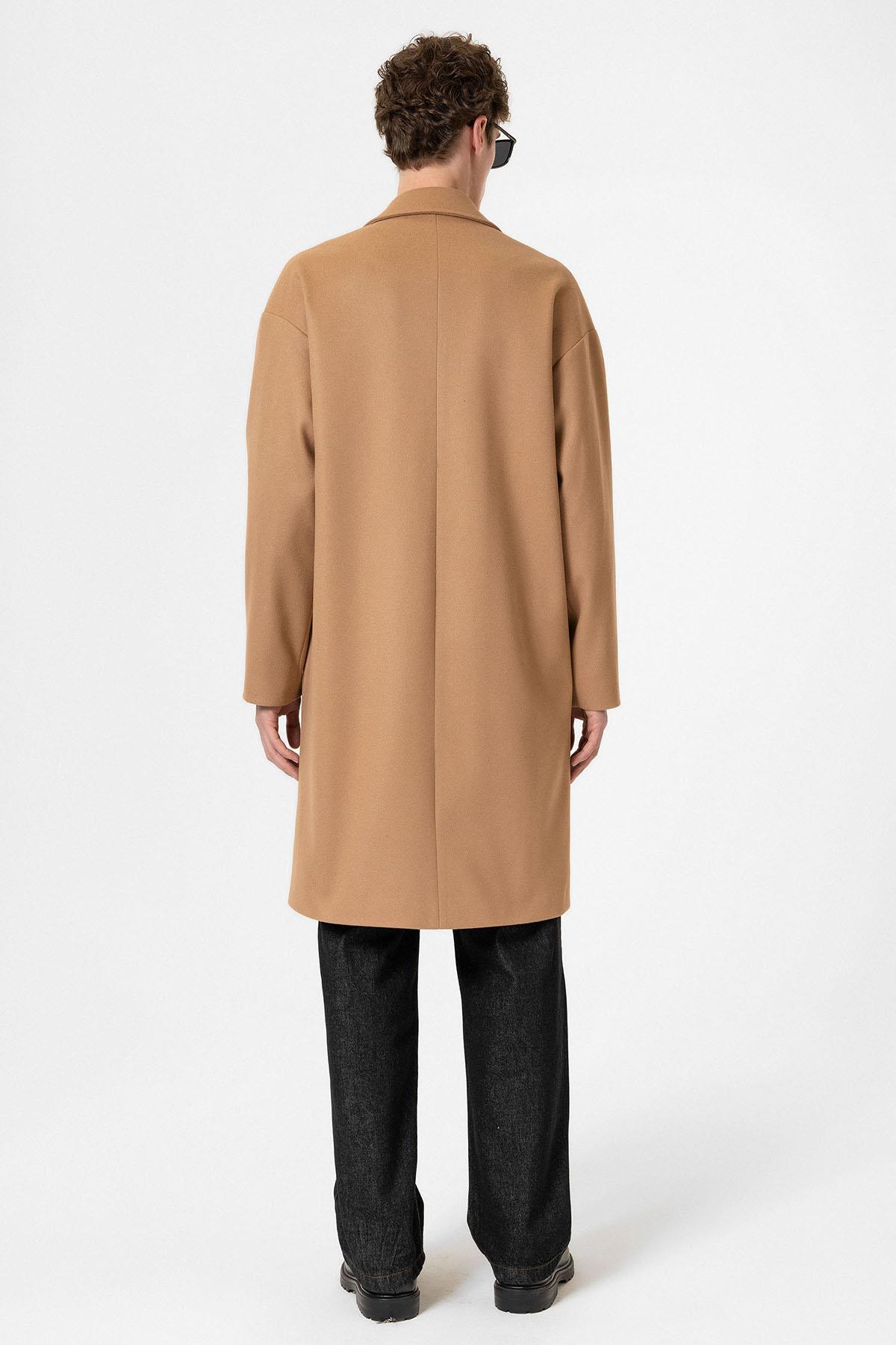 Antioch-Camel Oversize Erkek Kaban-Kaban-8-Milagron.com