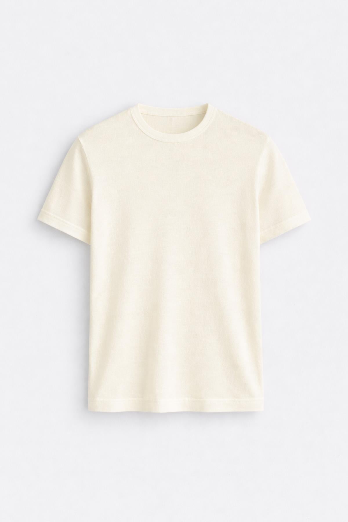 Antioch Ekru Dokulu Erkek T-Shirt