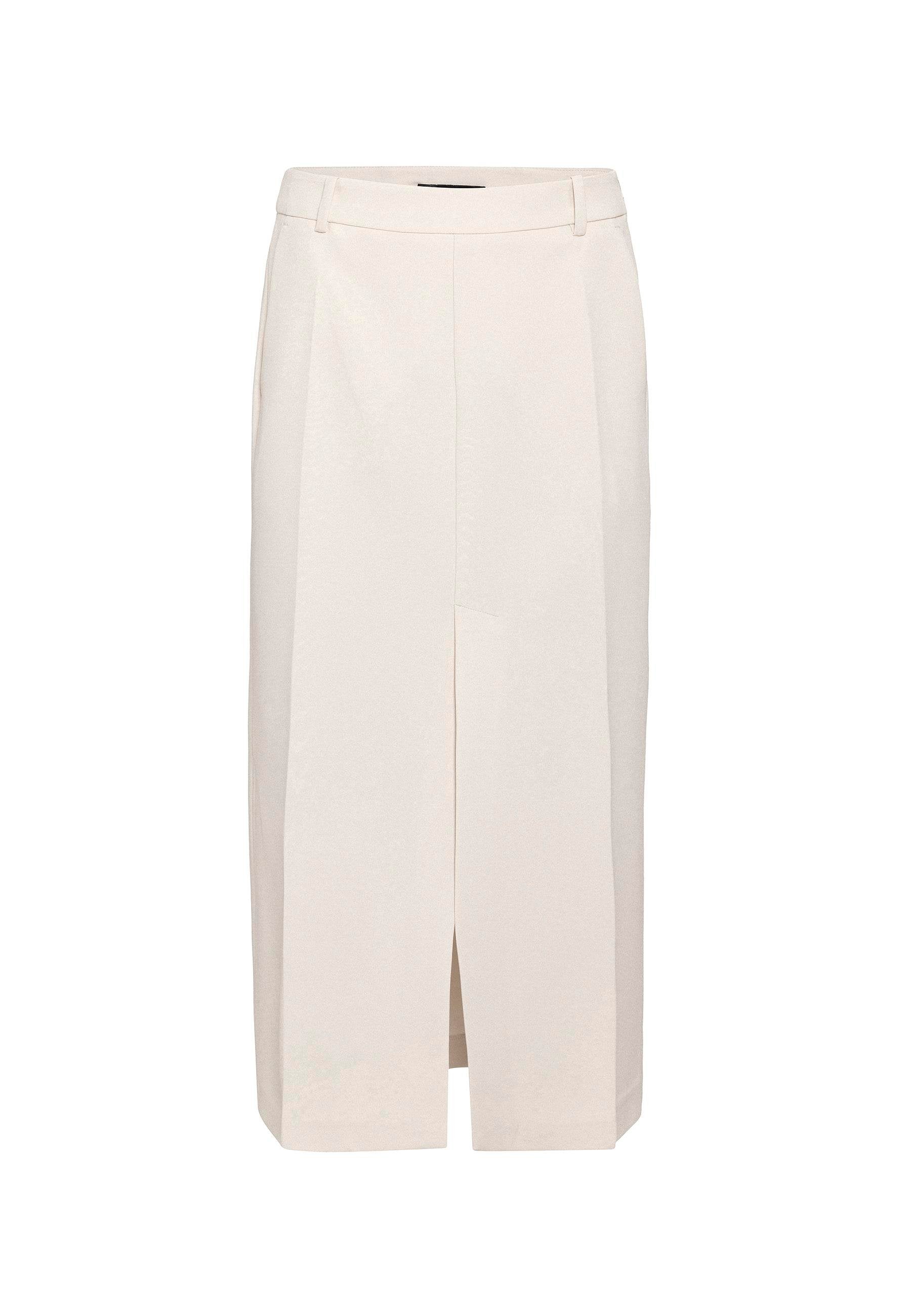 Antioch-Ekru Yırtmaçlı Kadın Kalem Etek-Etek-6-Milagron.com