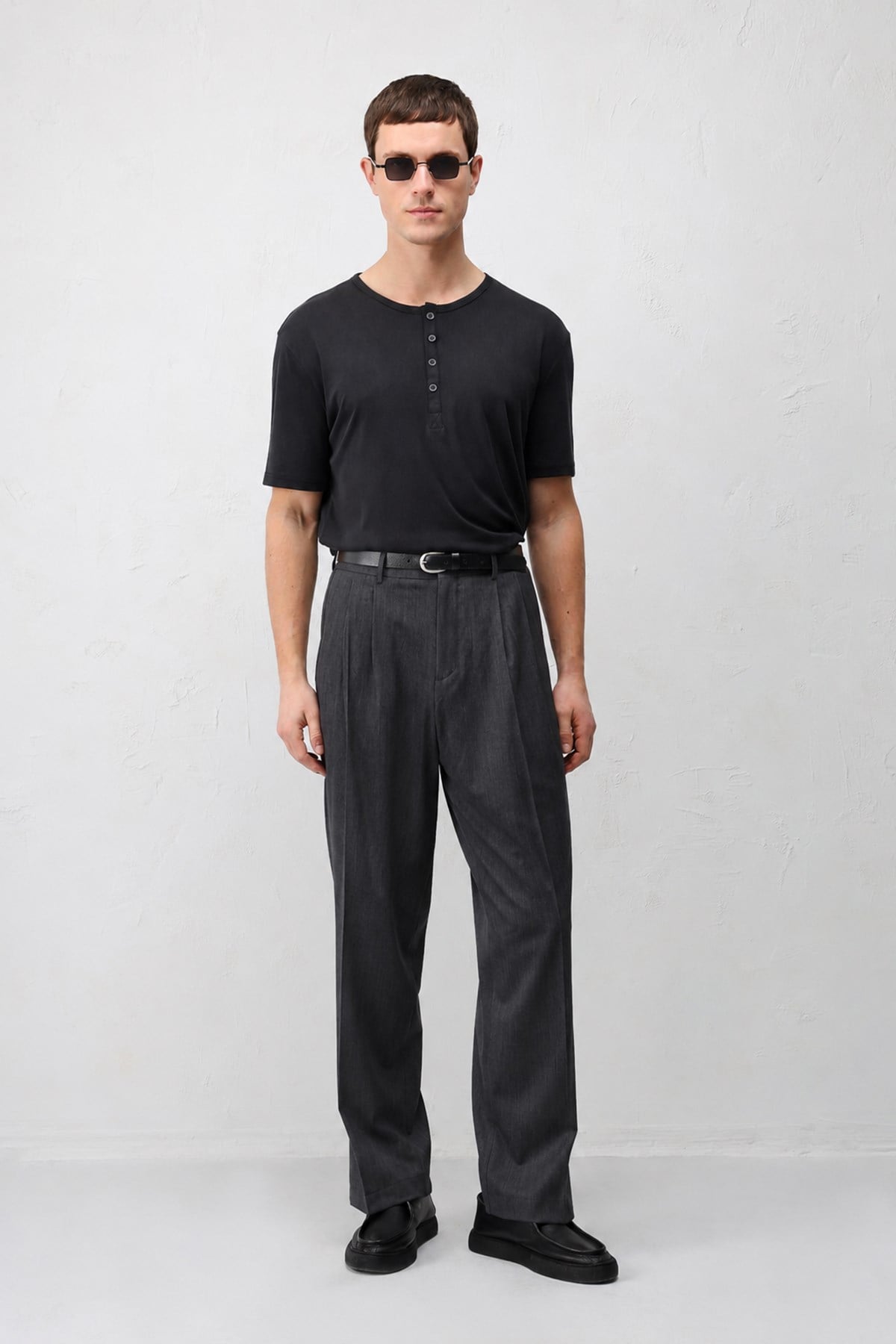 Antioch Gri Relaxed Fit Erkek Pantolon