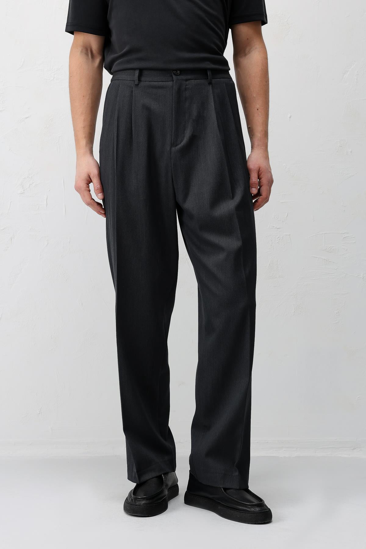 Antioch Füme Relaxed Fit Erkek Pantolon