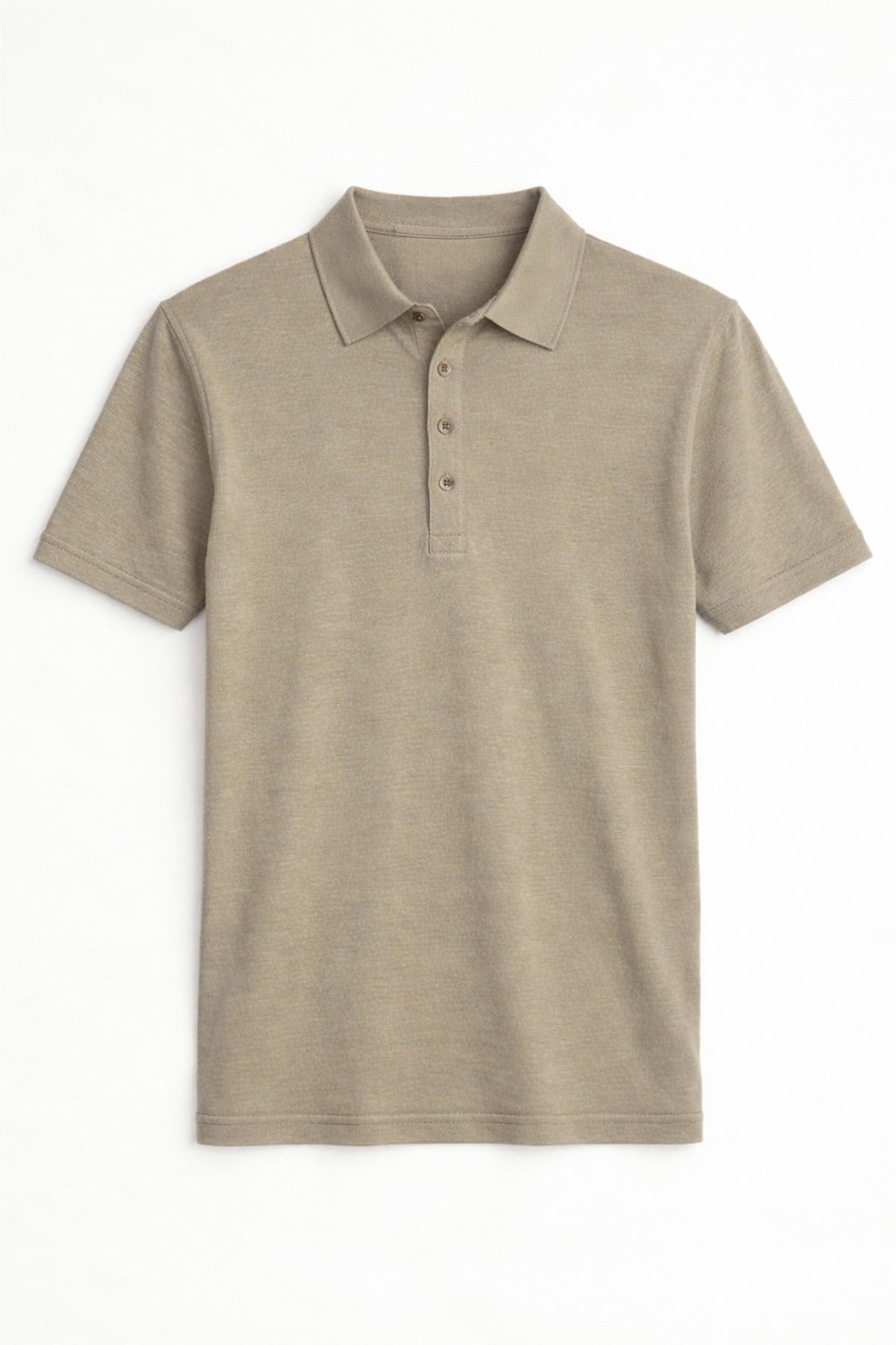 Antioch Haki Düğmeli Polo Yaka Erkek T-Shirt