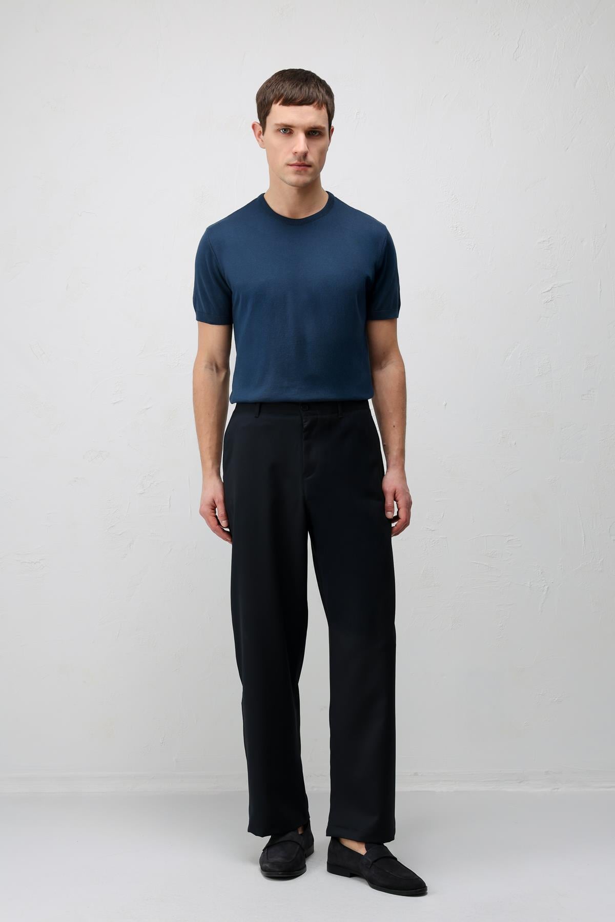 Antioch İNdigo Comfort Slim Triko T-Shirt