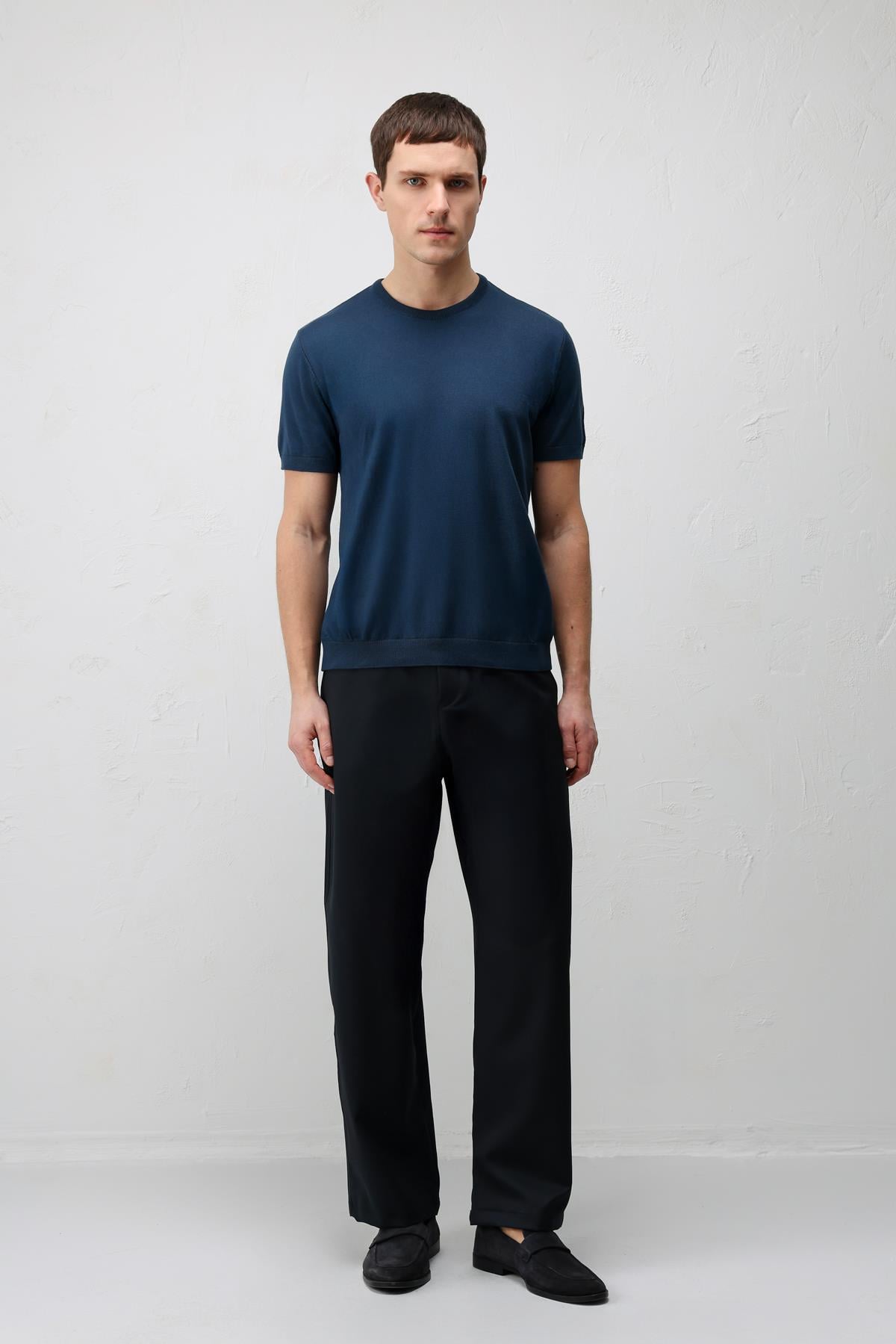 Antioch İNdigo Comfort Slim Triko T-Shirt