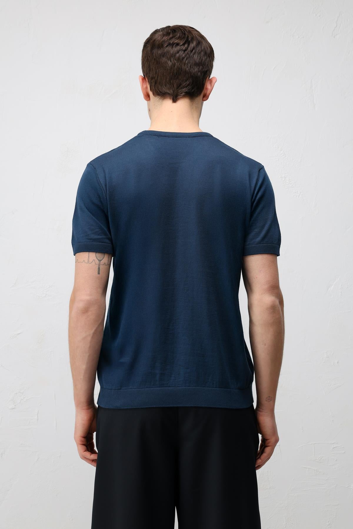 Antioch İNdigo Comfort Slim Triko T-Shirt