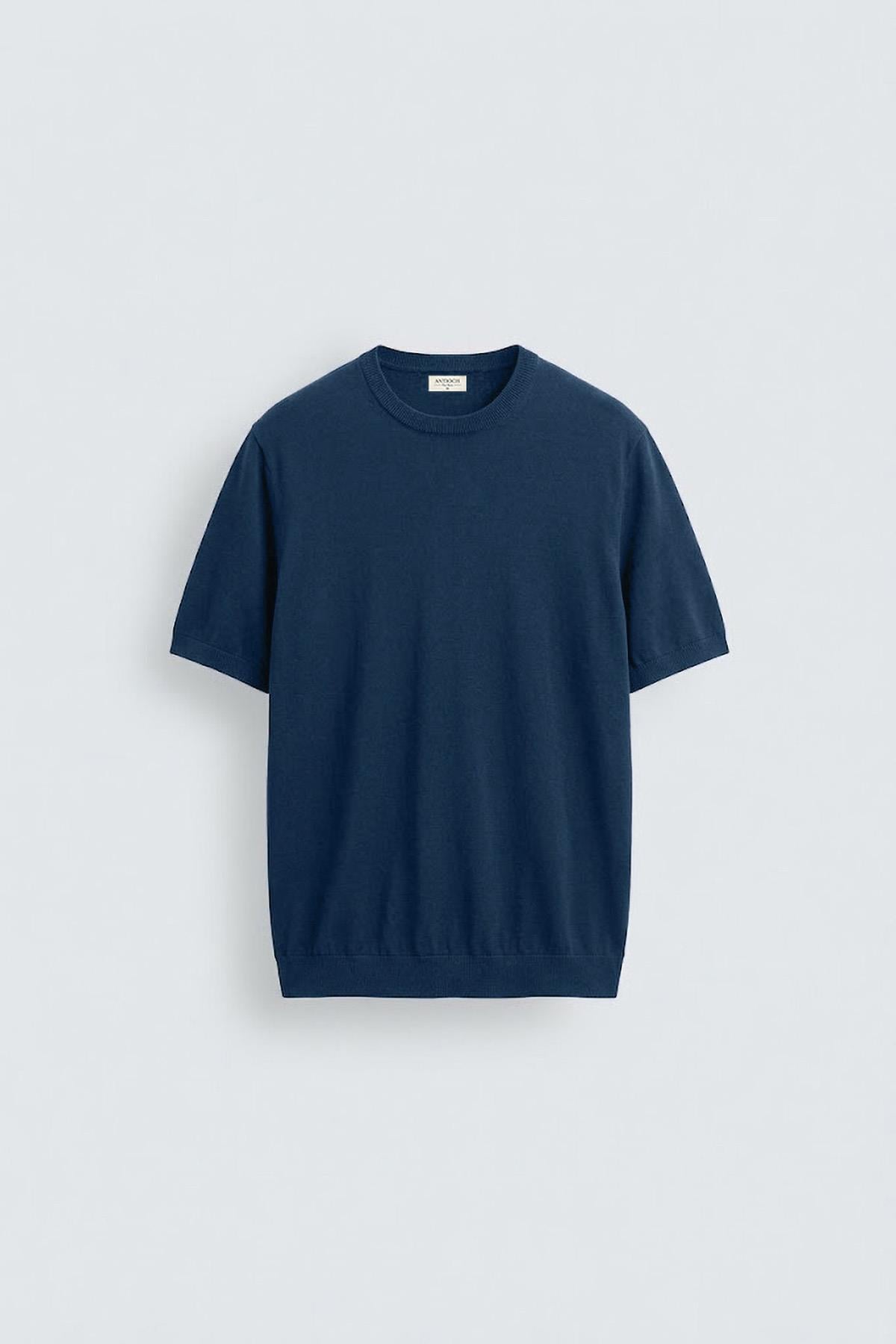 Antioch İNdigo Comfort Slim Triko T-Shirt