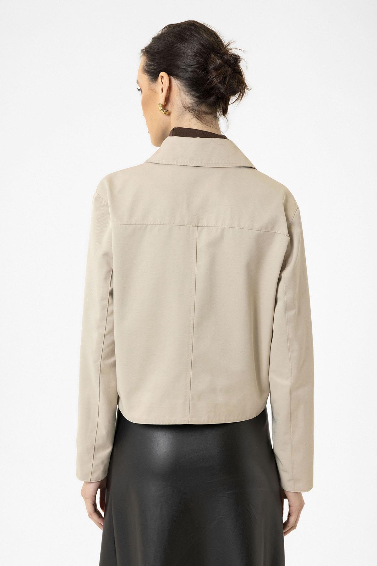 Antioch-Kadın Mevsimlik İnce Kısa Ceket-Ceket-7-Milagron.com