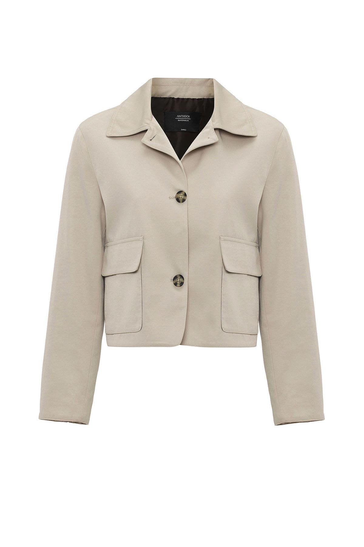 Antioch-Kadın Mevsimlik İnce Kısa Ceket-Ceket-8-Milagron.com