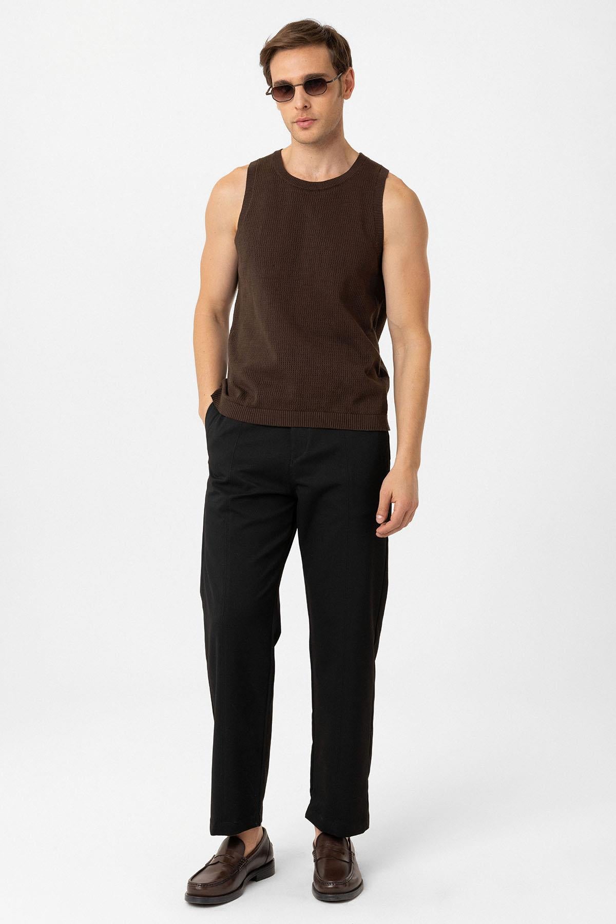 Antioch-Kahve Örme Dokulu Erkek Atlet-Atlet-2-Milagron.com