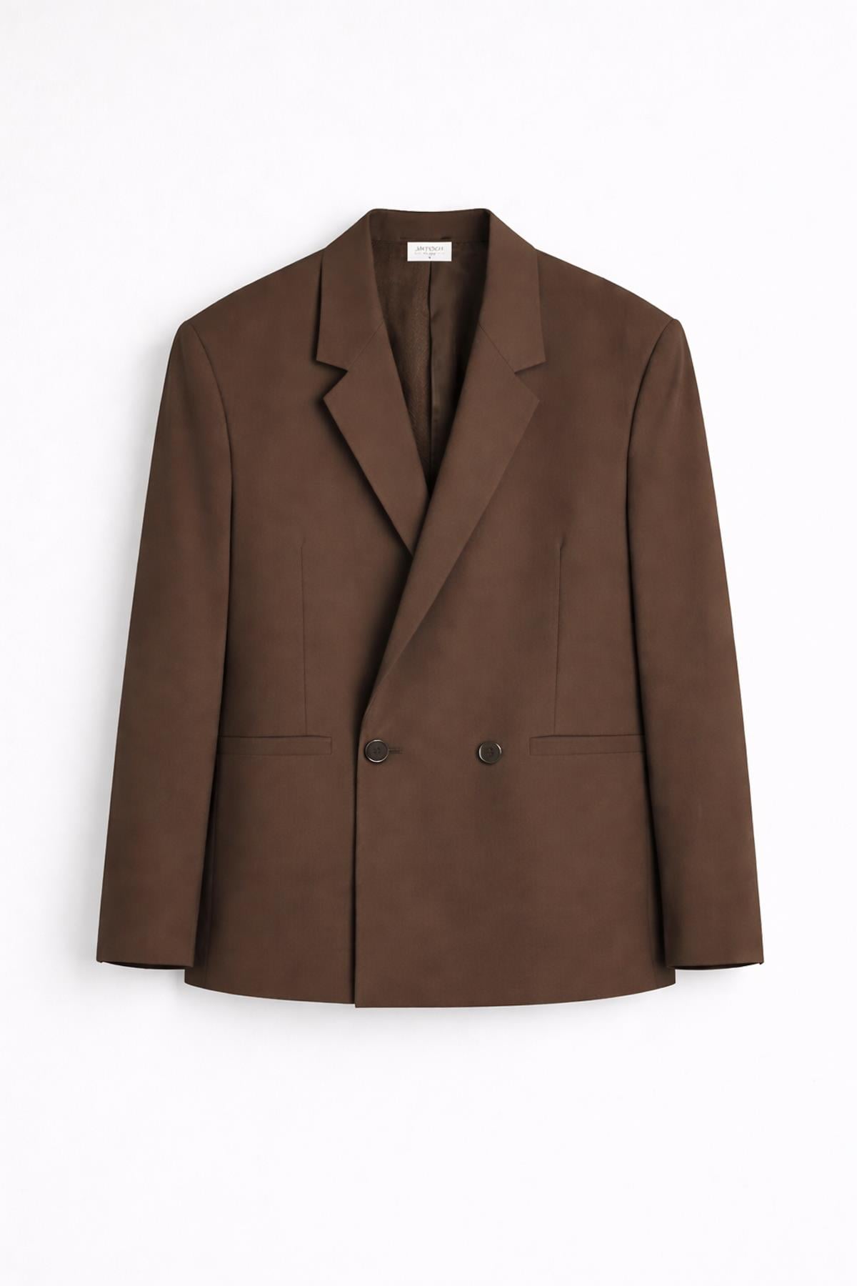 Antioch Kahve Relaxed Fit Erkek Blazer Ceket