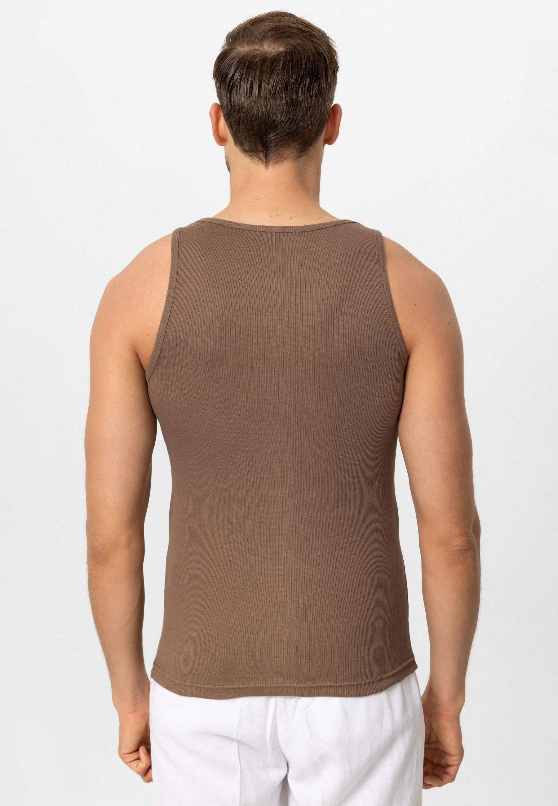 Antioch-Kahve Slim Fit Erkek Atlet-Atlet-5-Milagron.com