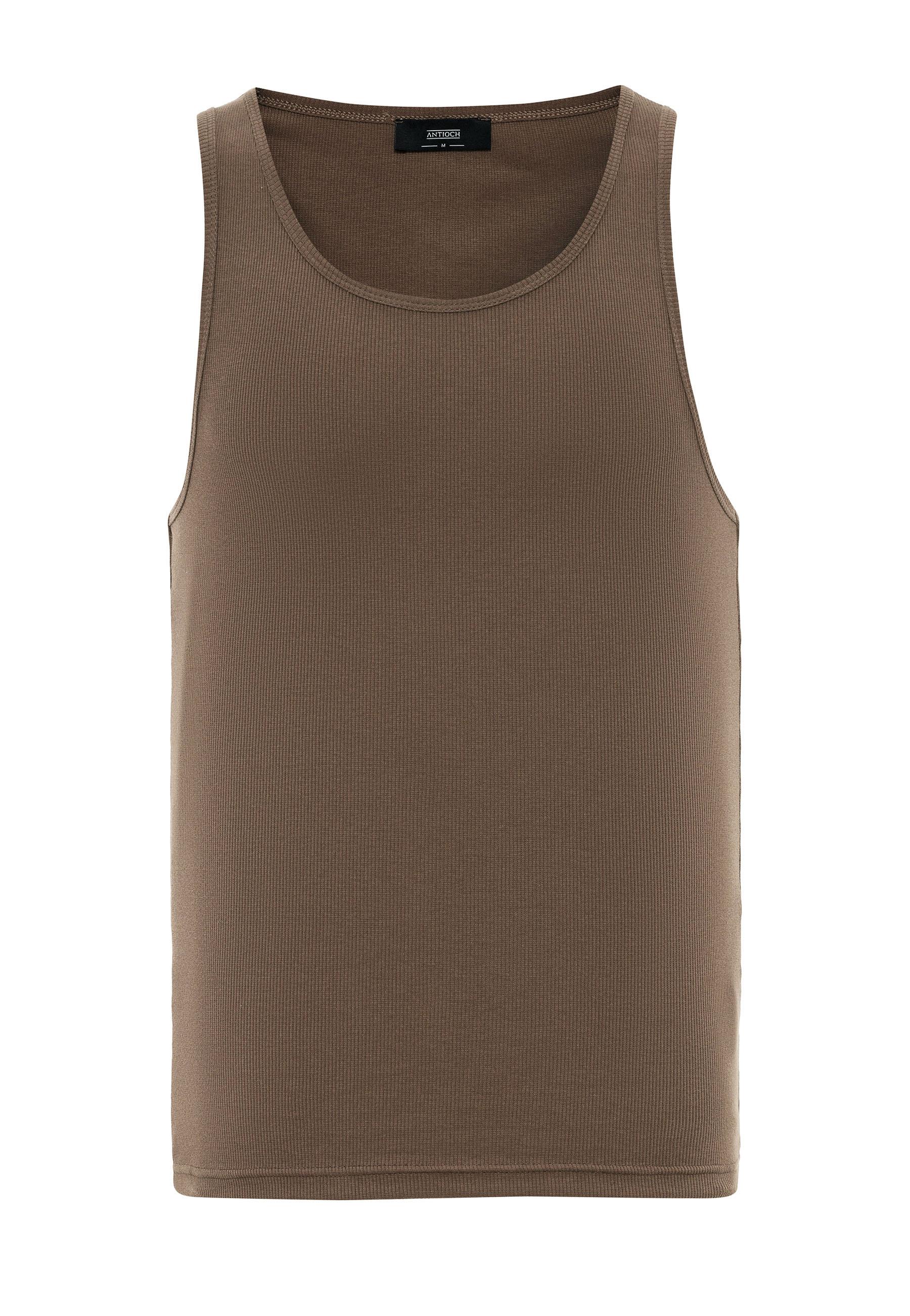 Antioch-Kahve Slim Fit Erkek Atlet-Atlet-6-Milagron.com