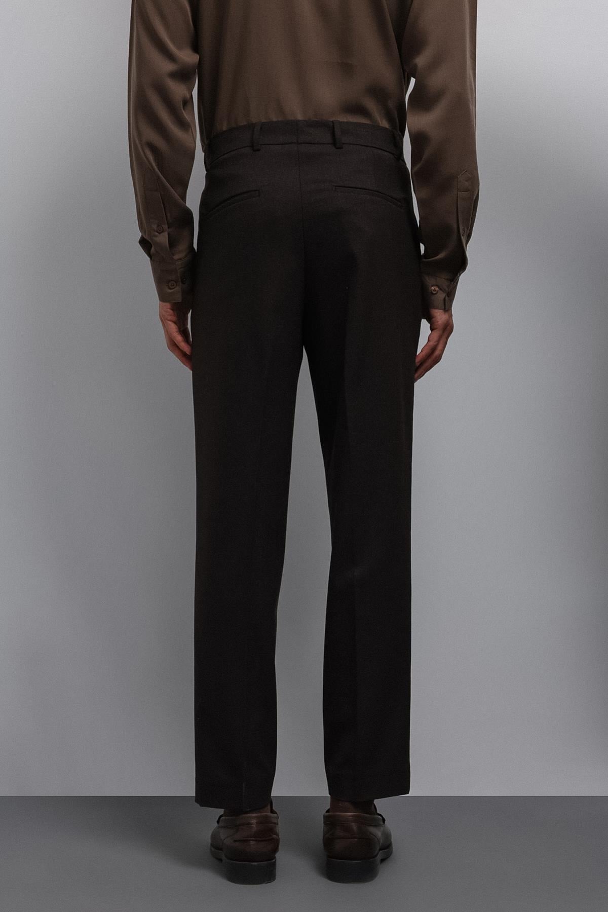 Antioch Kahve Tapered Fit Erkek Pantolon
