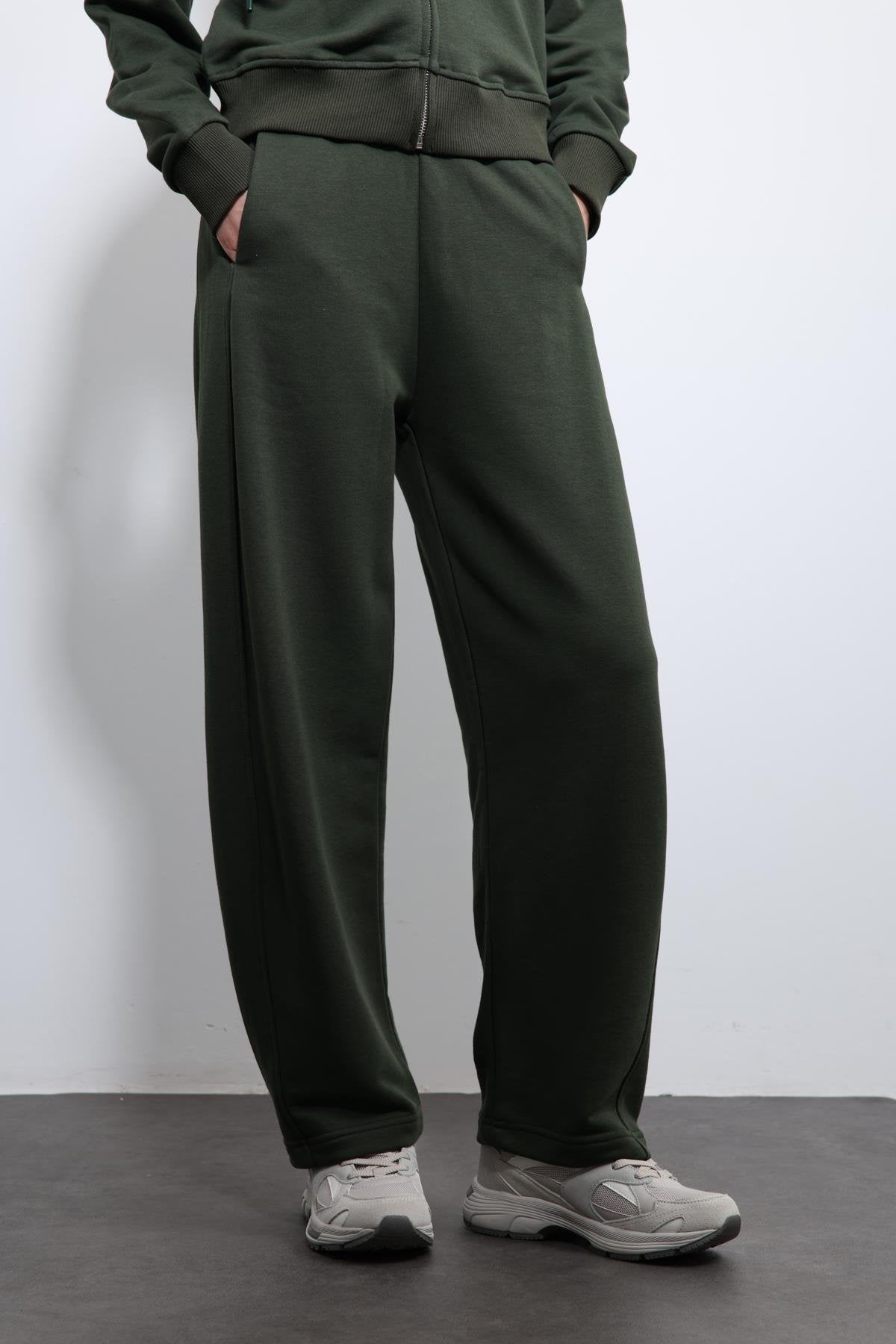 Antioch-Koyu Haki Kapüşonlu Eşofman Takım-Takım-6-Milagron.com