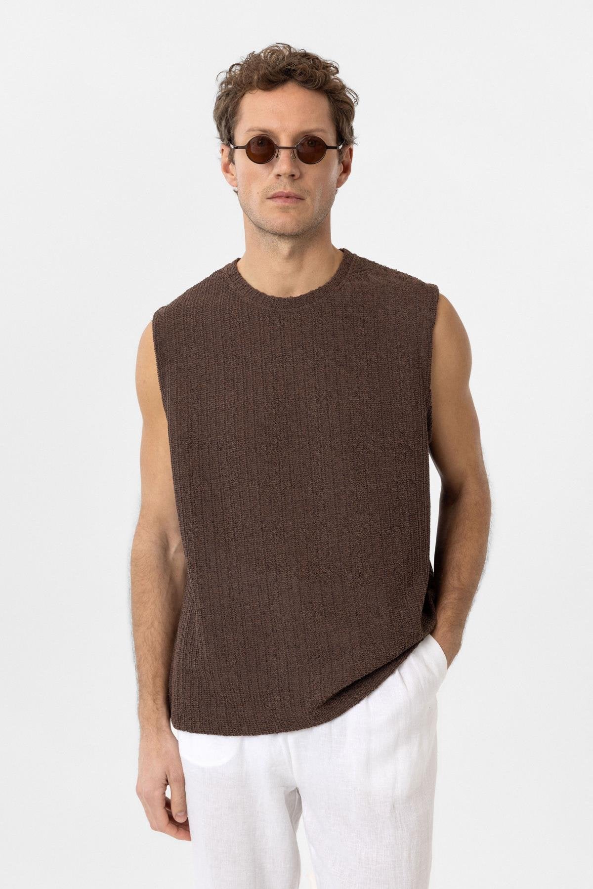 Antioch-Koyu Kahve Dokulu Erkek Atlet-Atlet-1-Milagron.com