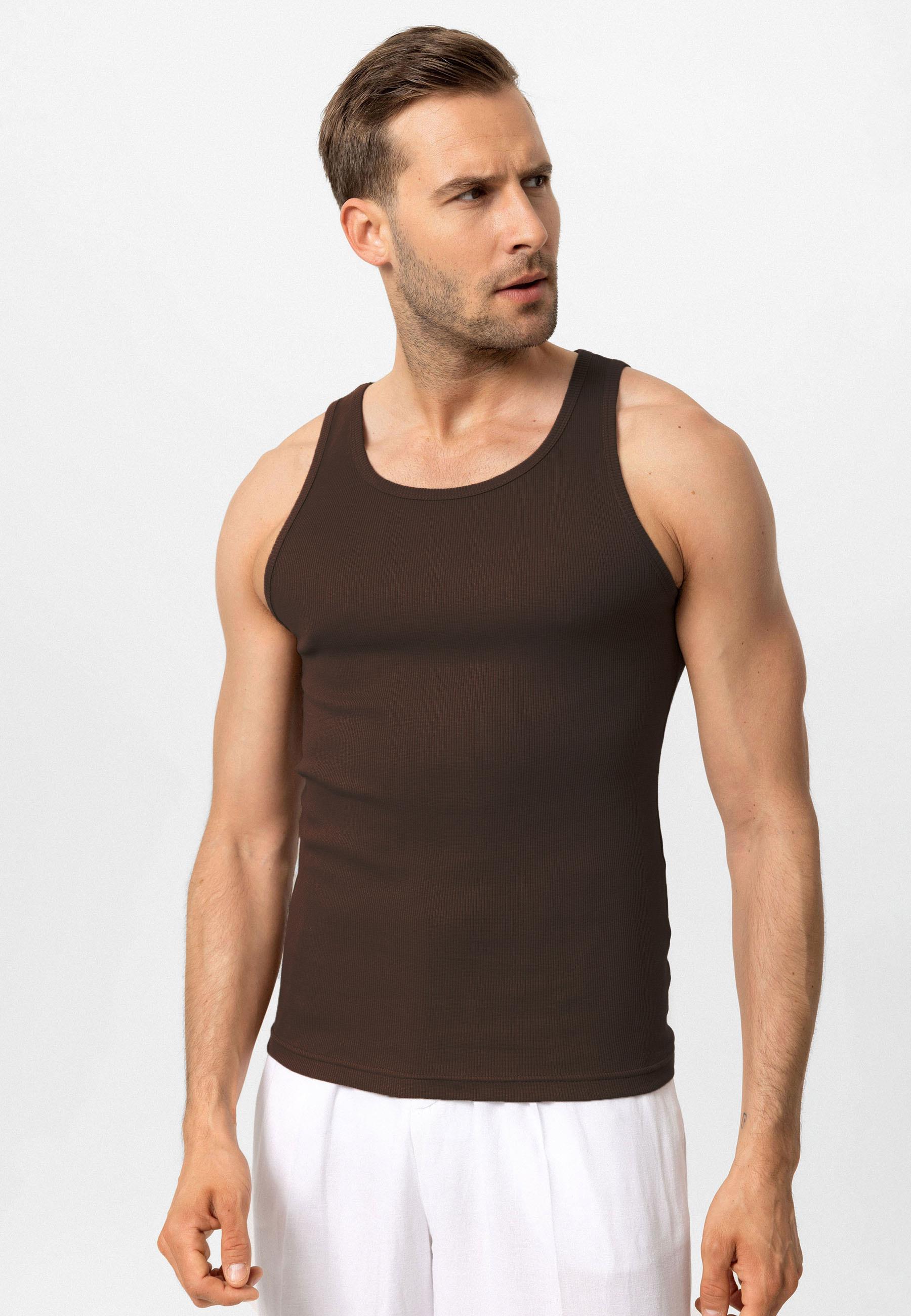 Antioch-Koyu Kahve Slim Fit Erkek Atlet-Atlet-1-Milagron.com