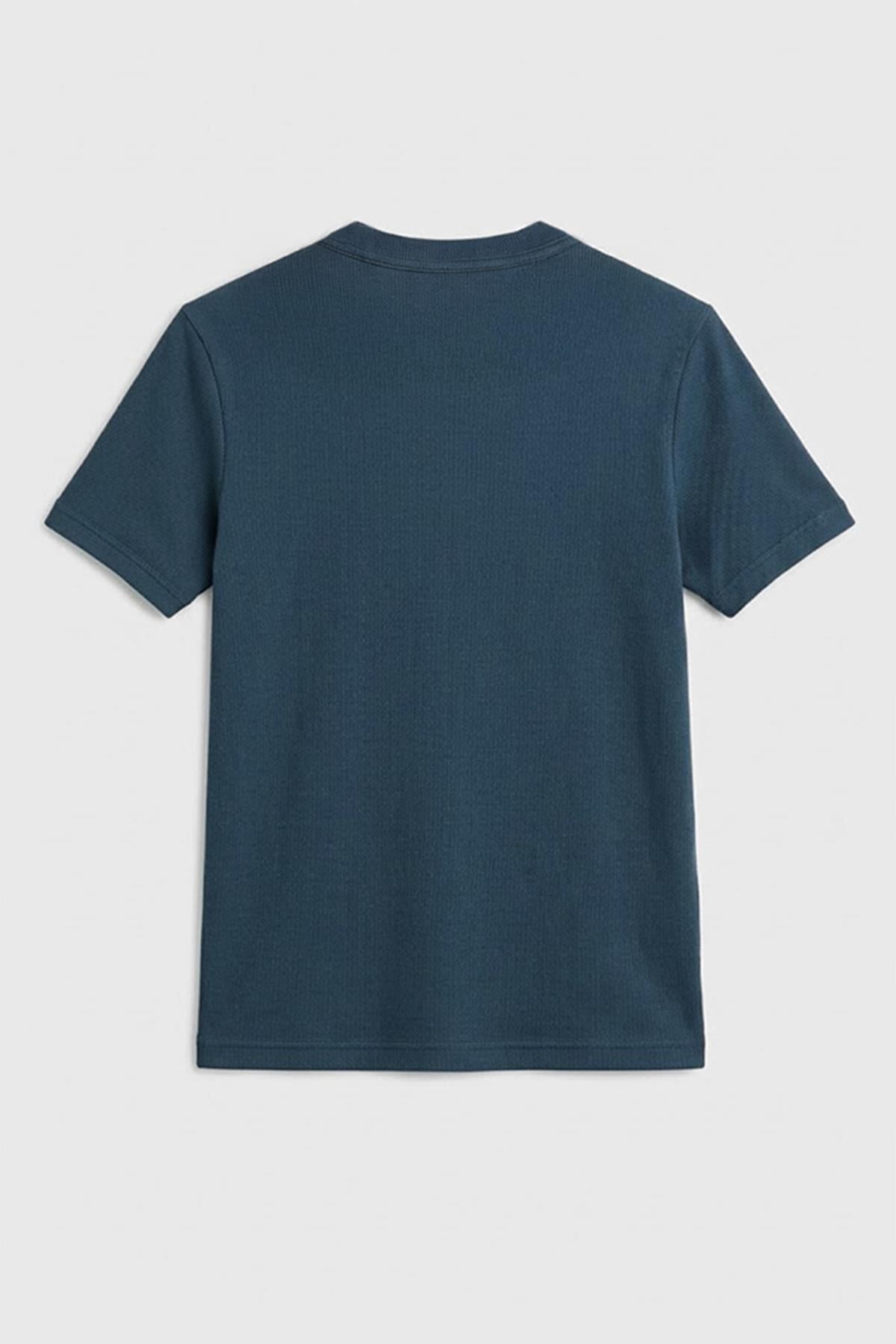 Antioch Lacivert Dokulu Erkek T-Shirt