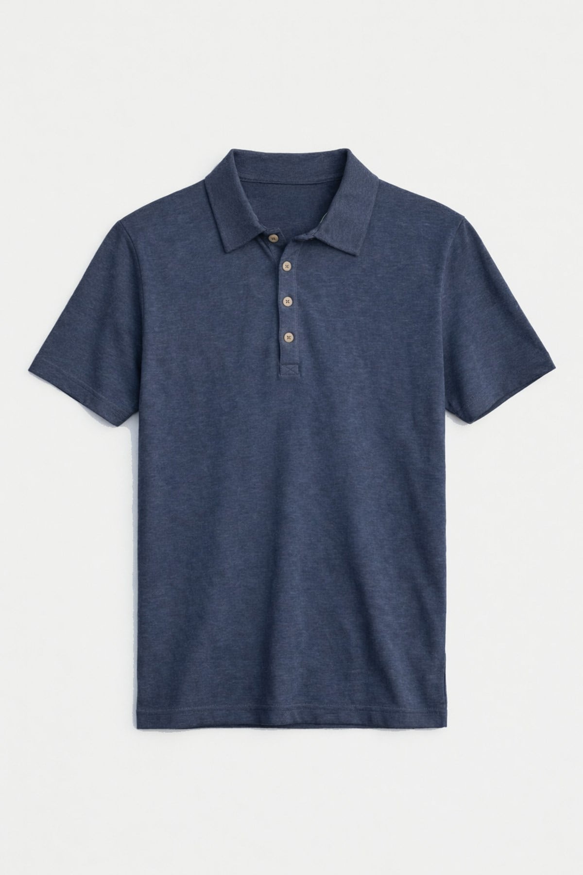 Antioch Lacivert Düğmeli Polo Yaka Erkek T-Shirt - 4