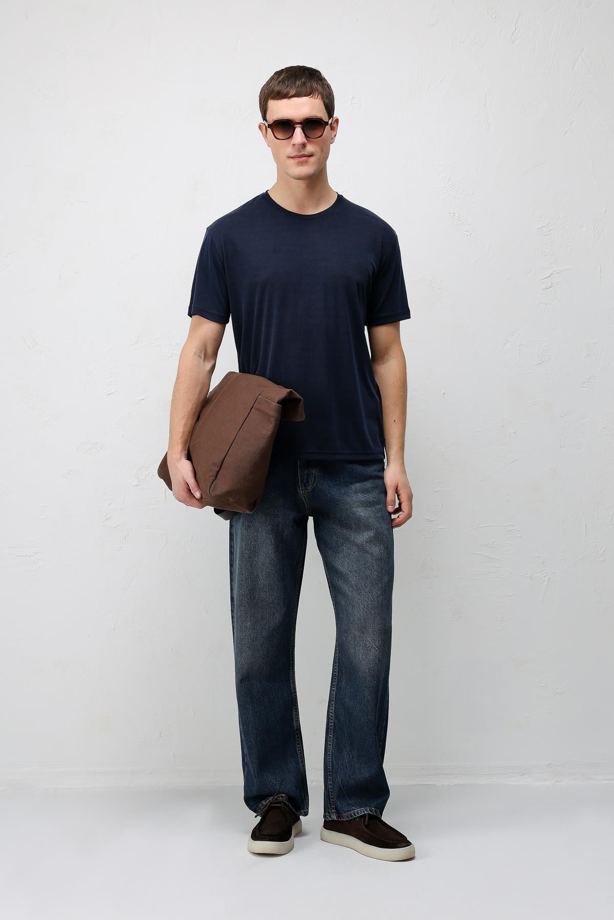 Antioch Mavi Baggy Fit Erkek Jean