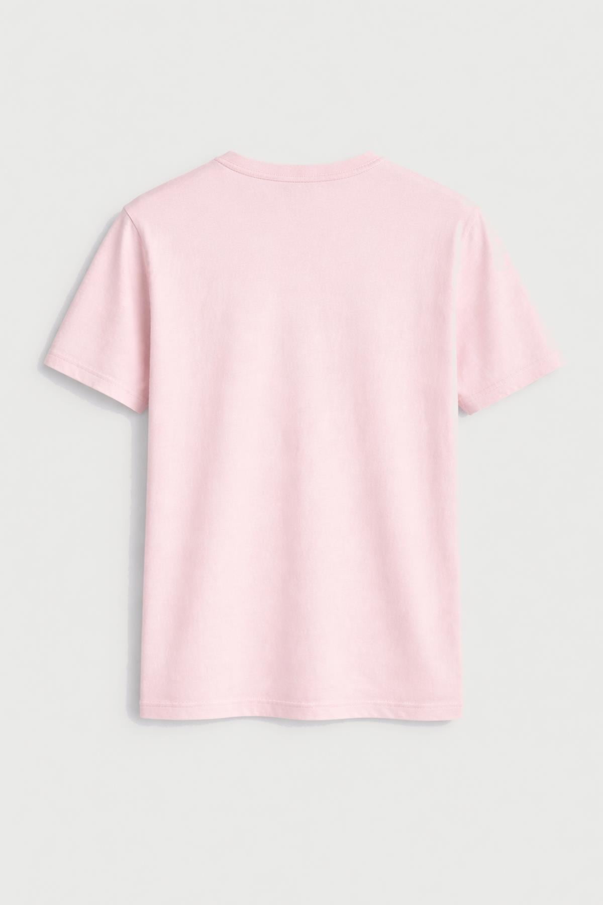 Antioch Pembe Pamuklu Erkek T-Shirt