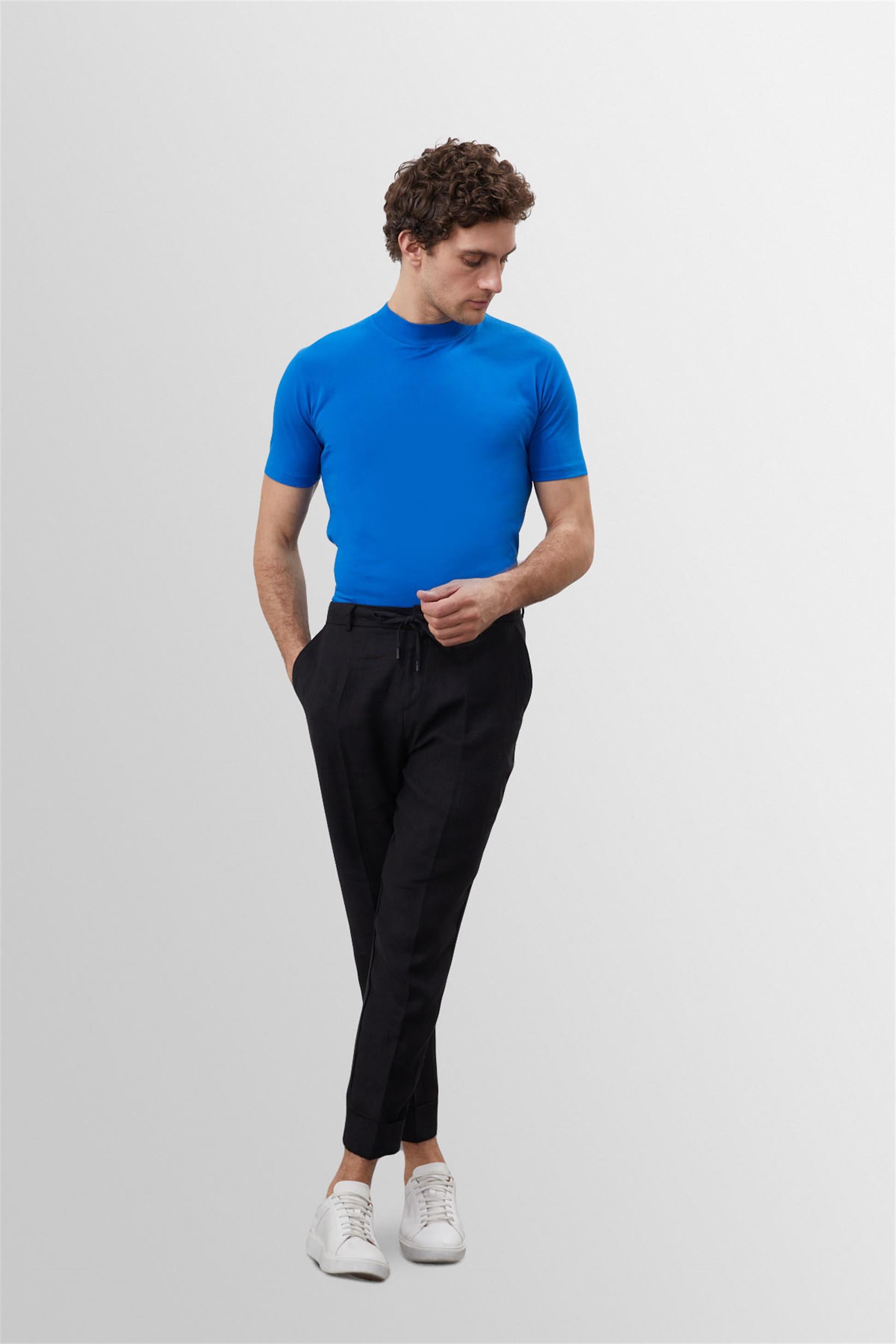 Antioch-Saks Slim Fit Basic T Shirt-T-Shirts-2-Milagron.com