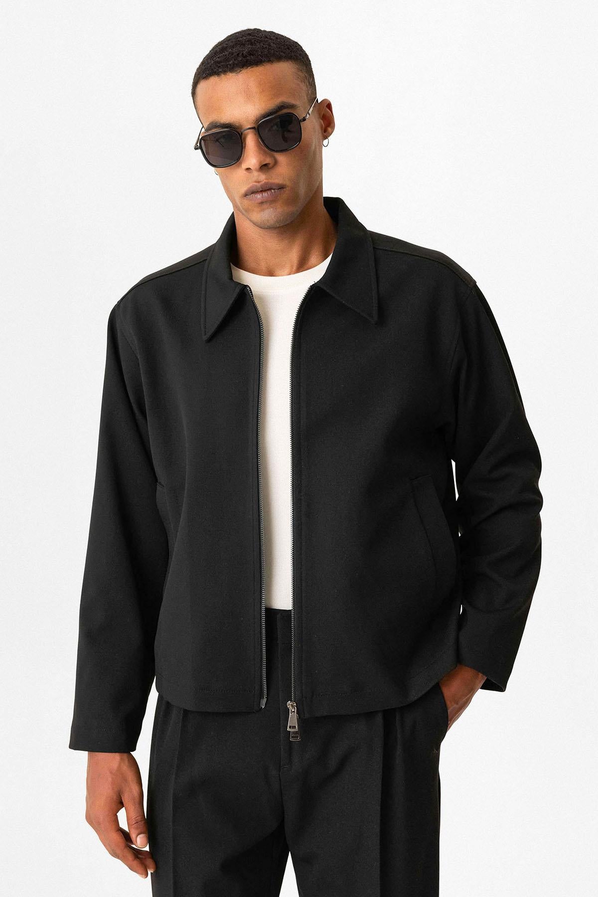 Antioch-Siyah Baharlık Erkek Mont-Mont-2-Milagron.com