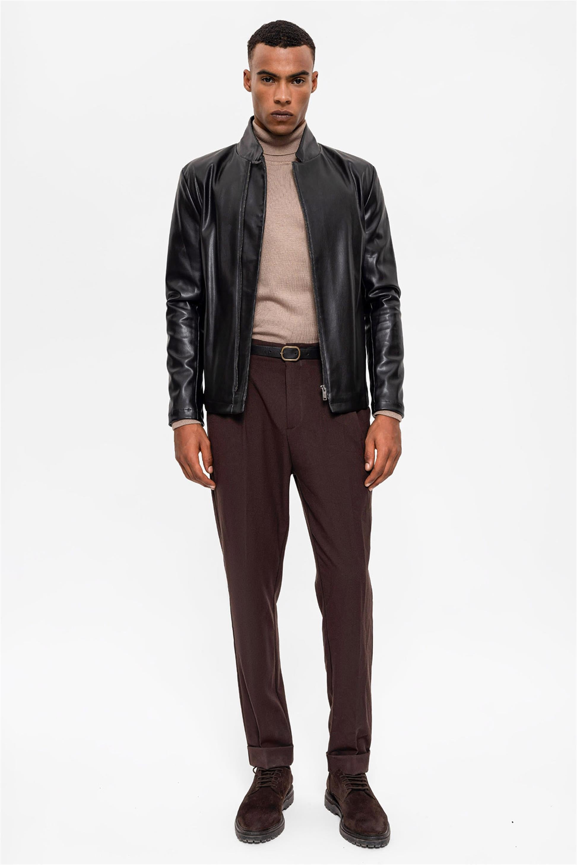 Antioch-Siyah Dik Yaka Deri Mont-Mont-2-Milagron.com