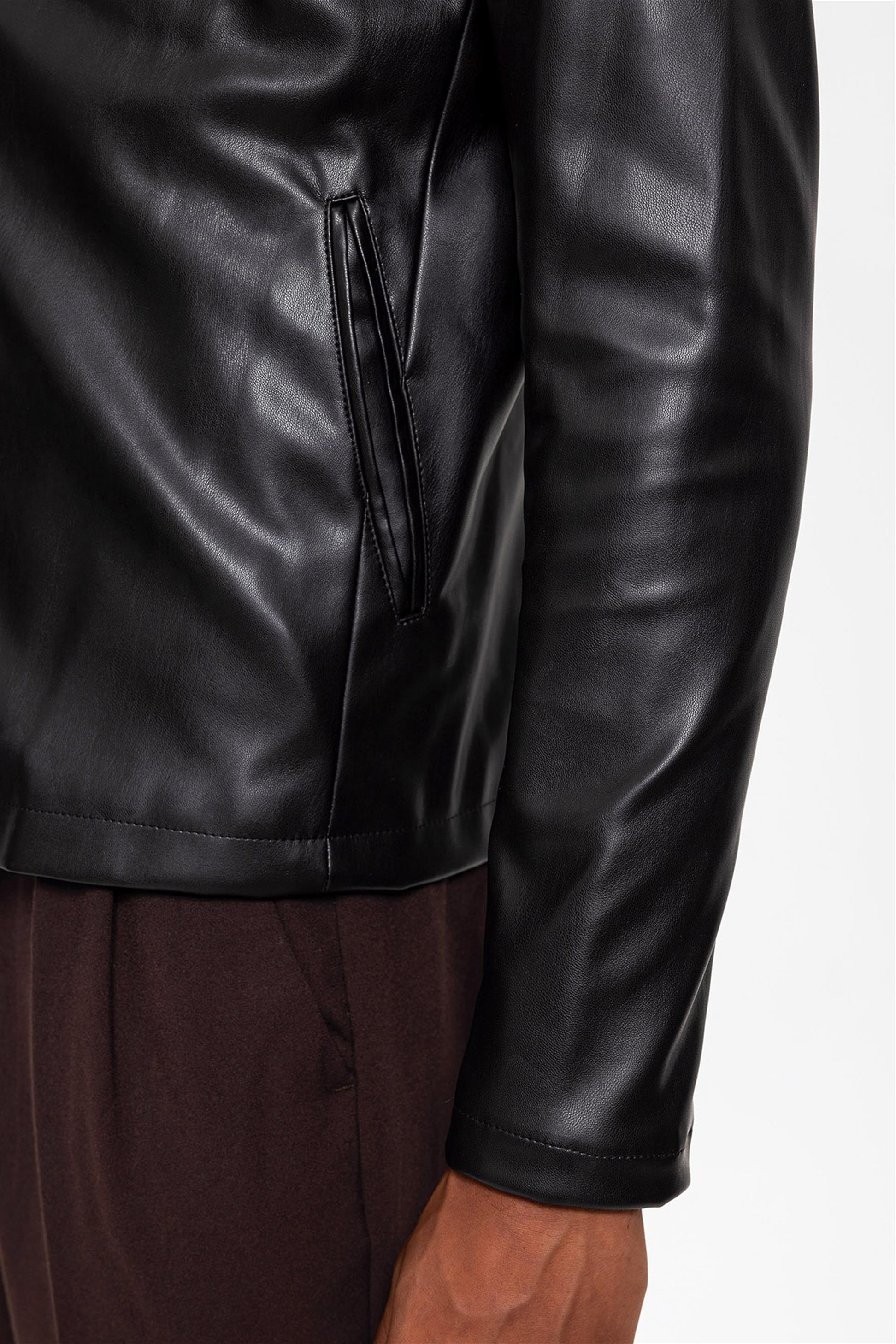 Antioch-Siyah Dik Yaka Deri Mont-Mont-7-Milagron.com