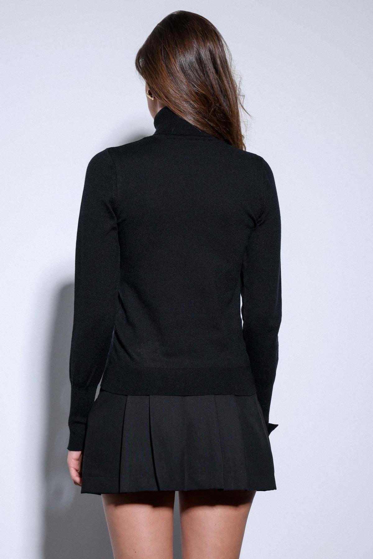 Antioch-Antioch Siyah Dik Yaka Triko Kazak-Kazak-8-Milagron.com