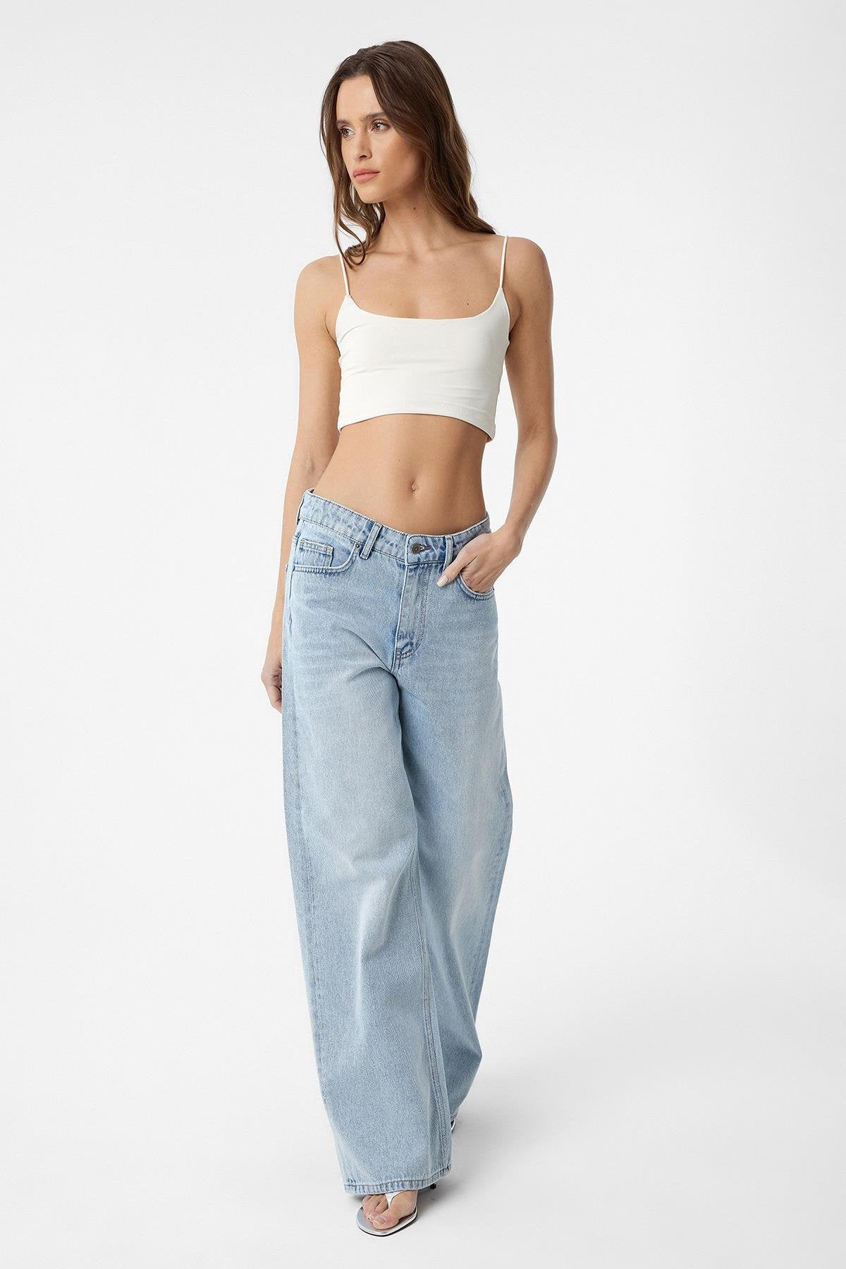 Antioch-Siyah Ekru 2'li Paket Kadın Askılı Top-Top-3-Milagron.com