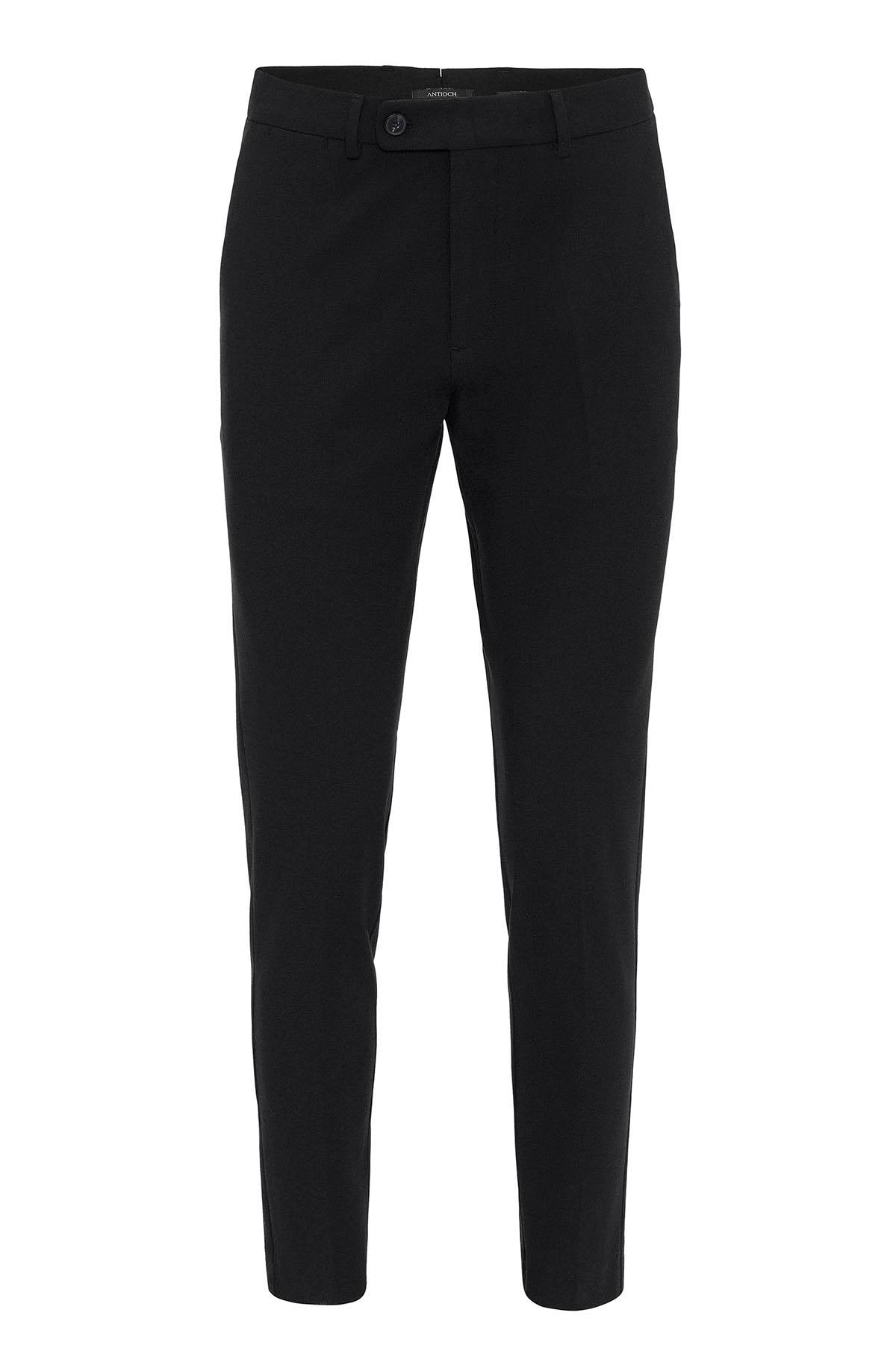 Antioch-Siyah Erkek Kumaş Pantolon-Kumaş Pantolon-6-Milagron.com