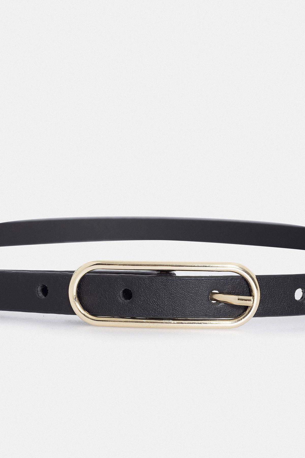 Antioch-Siyah İnce Kadın Kemer-Kemer-2-Milagron.com