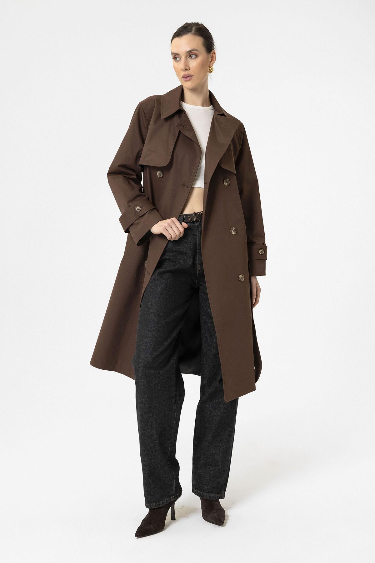 Antioch-Siyah Kadın Yüksek Bel Kot Pantolon-Kot Pantolon-5-Milagron.com