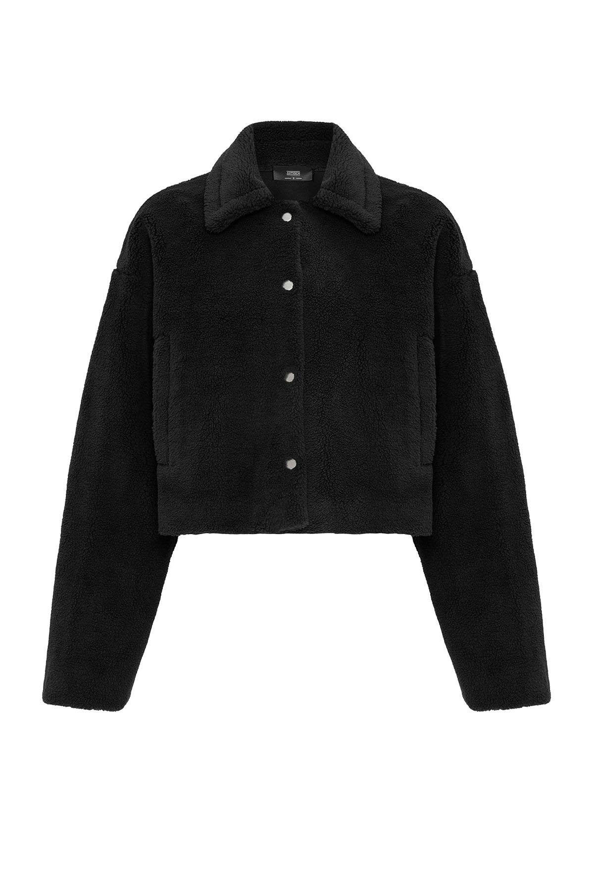 Antioch-Siyah Kadın Yumuşak Dokulu Mont-Mont-7-Milagron.com