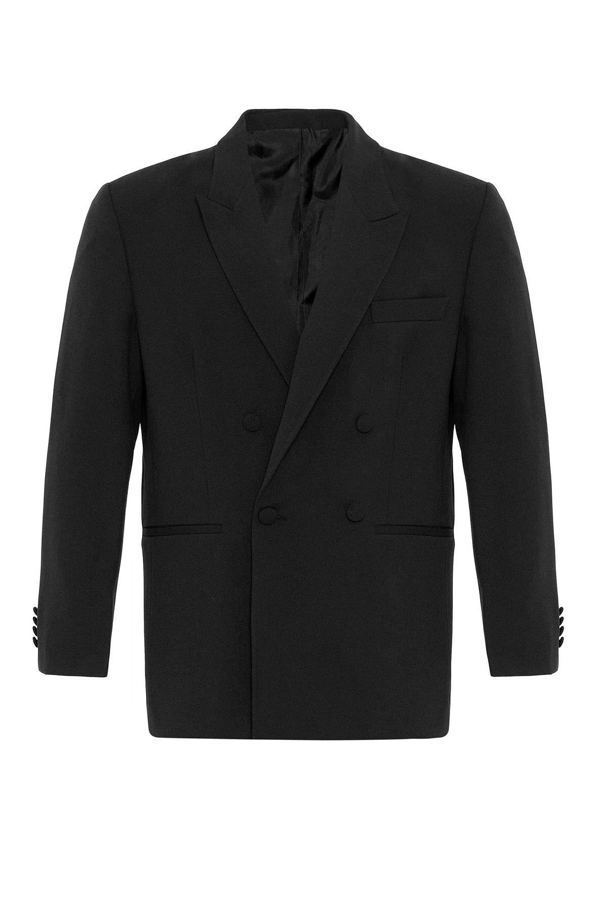 Antioch-Siyah Kruvaze Ceket-Ceket-8-Milagron.com