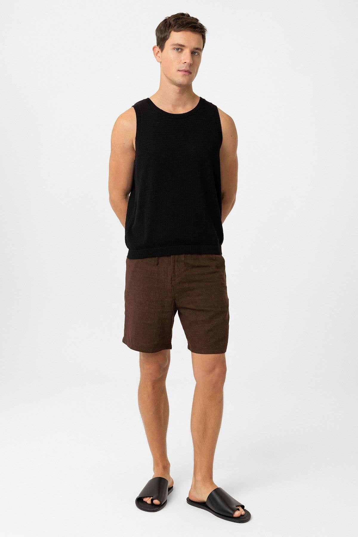 Antioch-Siyah Örme Dokulu Erkek Atlet-Atlet-2-Milagron.com