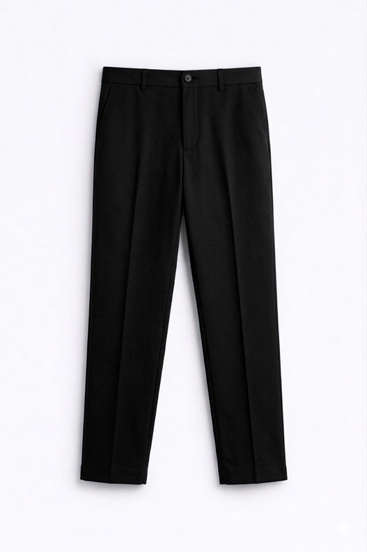 Antioch Siyah Straight Fit Erkek Pantolon