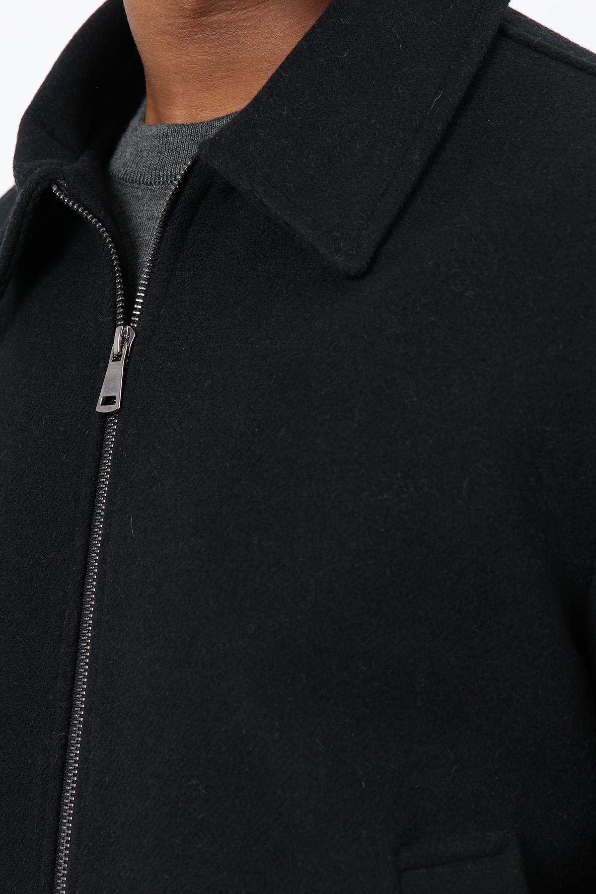 Antioch-Siyah Yün Karışımlı Erkek Ceket-Ceket-5-Milagron.com