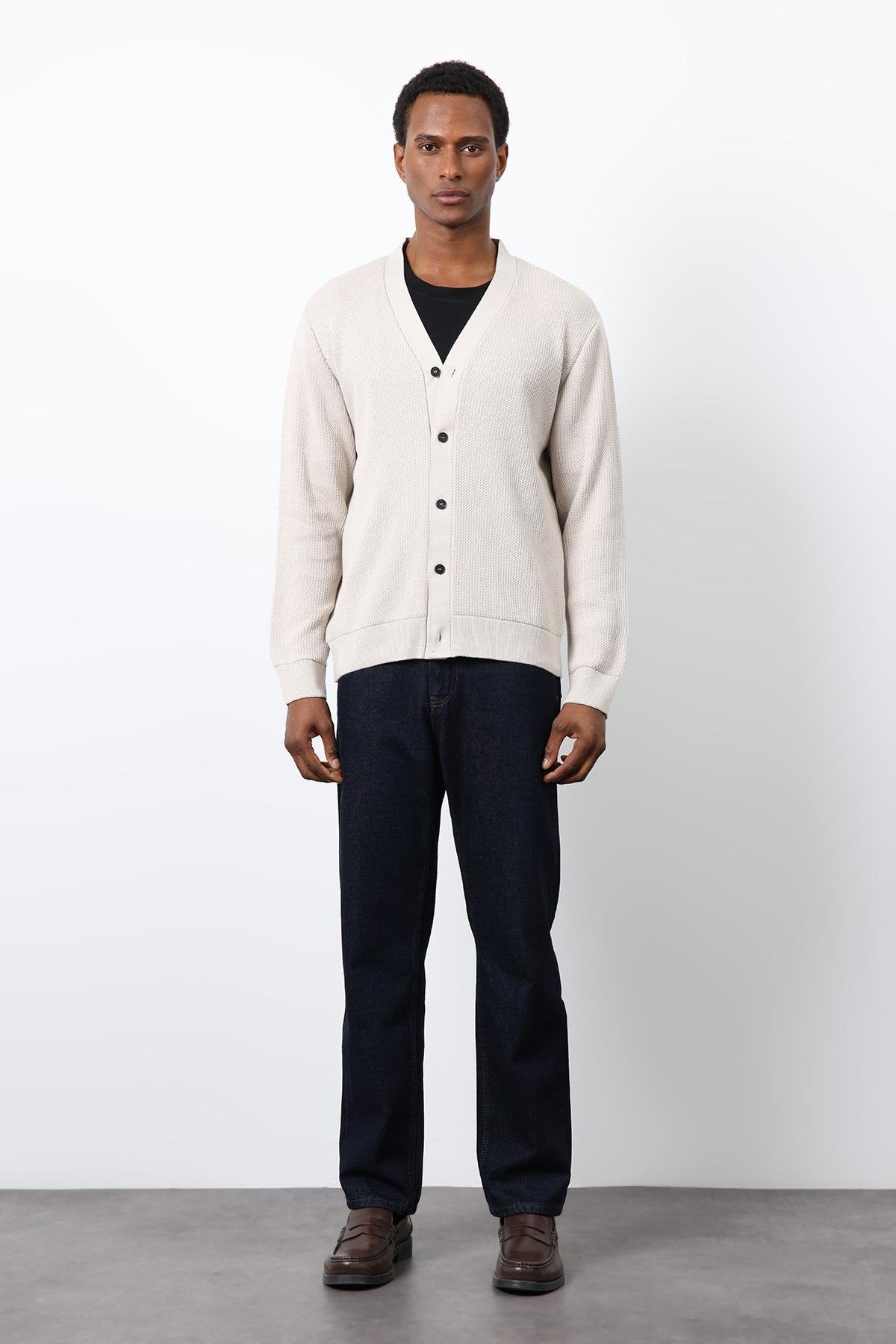 Antioch-Taş Basic Erkek Hırka-Hırka-1-Milagron.com