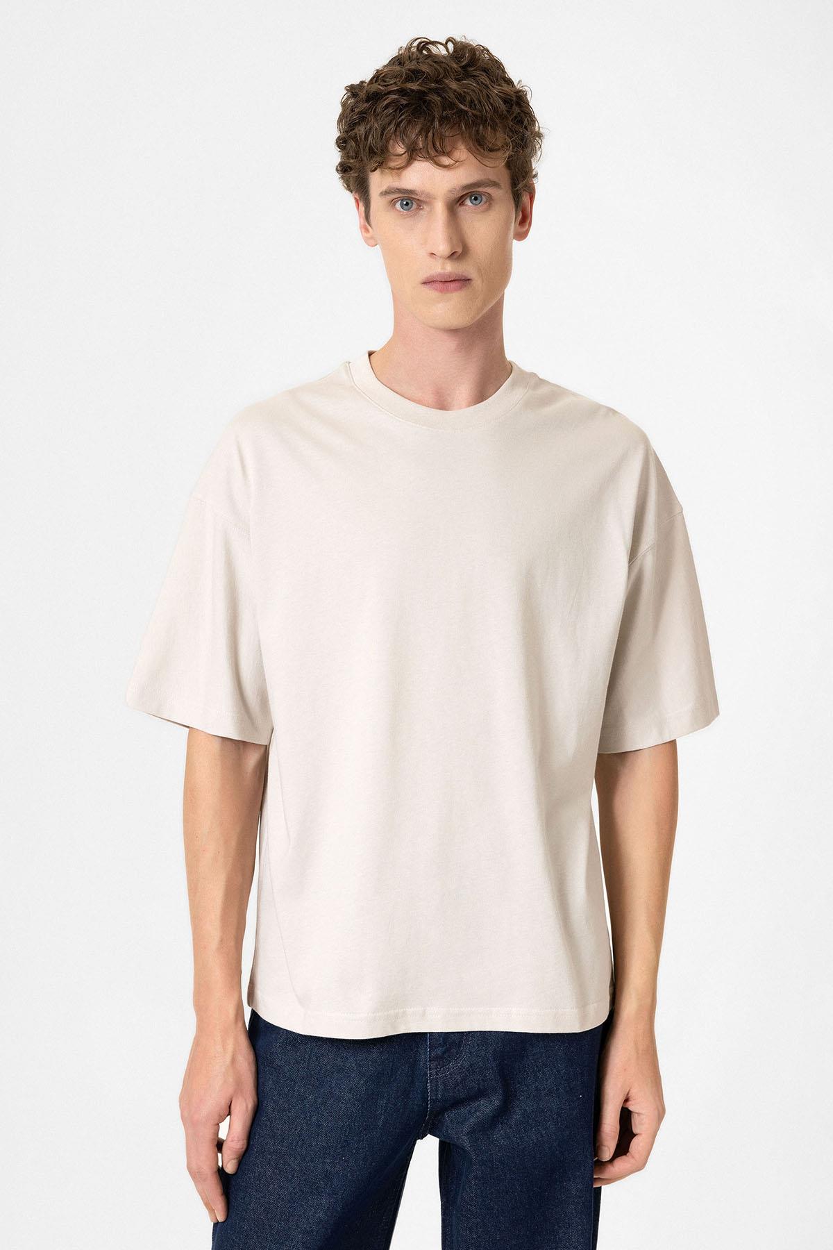 Antioch-Taş Crop Fit Erkek T Shirt-T-Shirts-1-Milagron.com