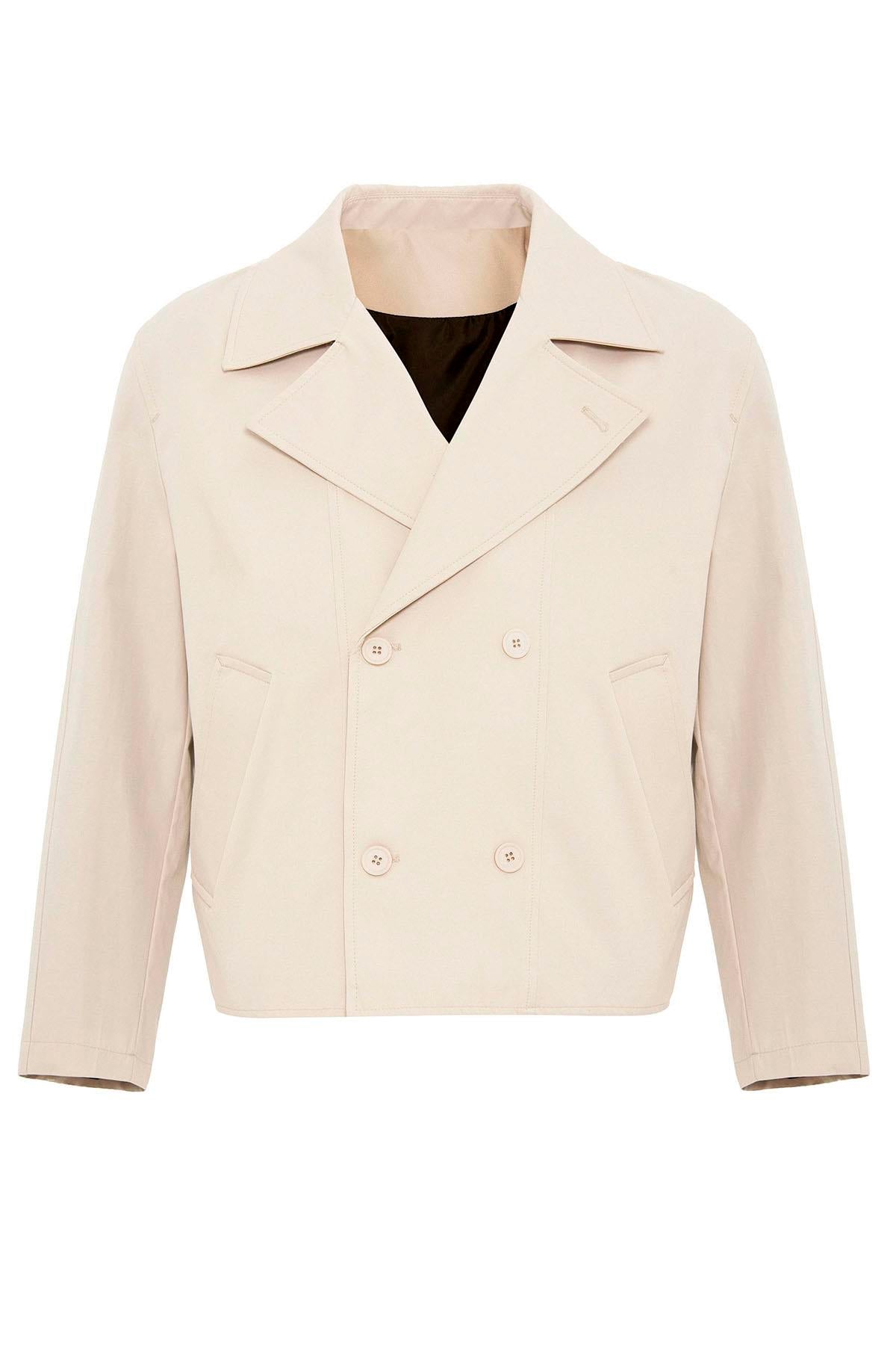 Antioch-Taş Crop Fit Erkek Trençkot-Trençkot-6-Milagron.com