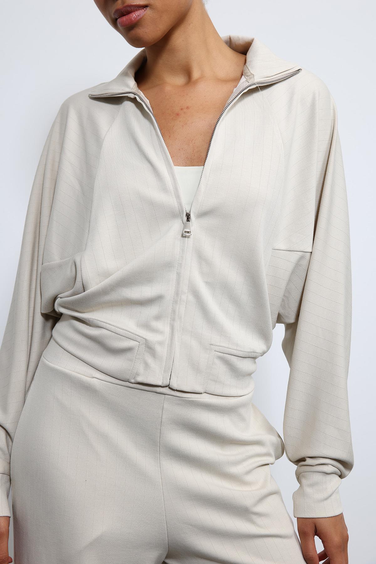 Antioch-Taş Geniş Paça çizgili Eşofman Takım-Takım-5-Milagron.com