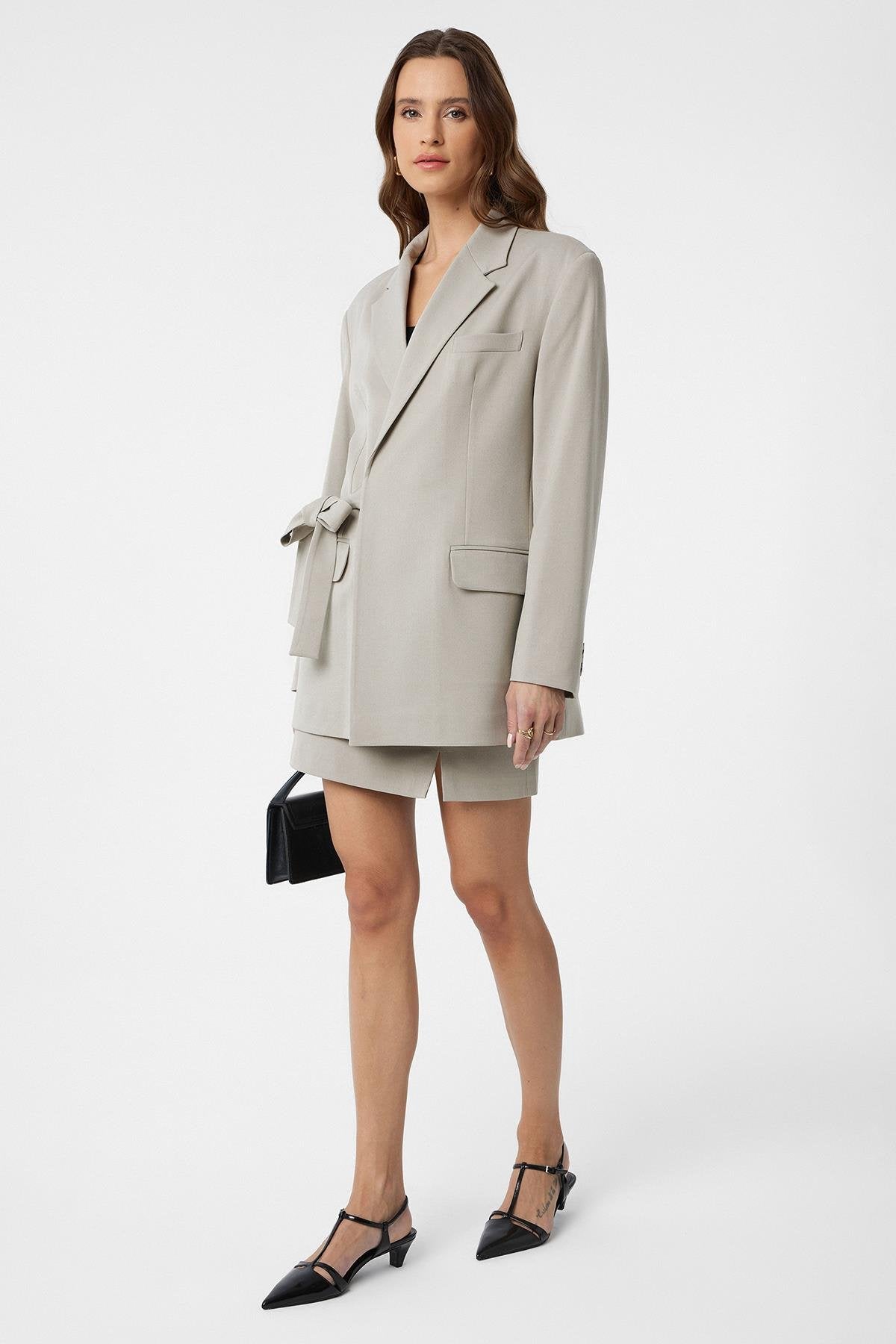 Antioch-Taş Kuşaklı Kadın Blazer-Blazer Ceket-2-Milagron.com