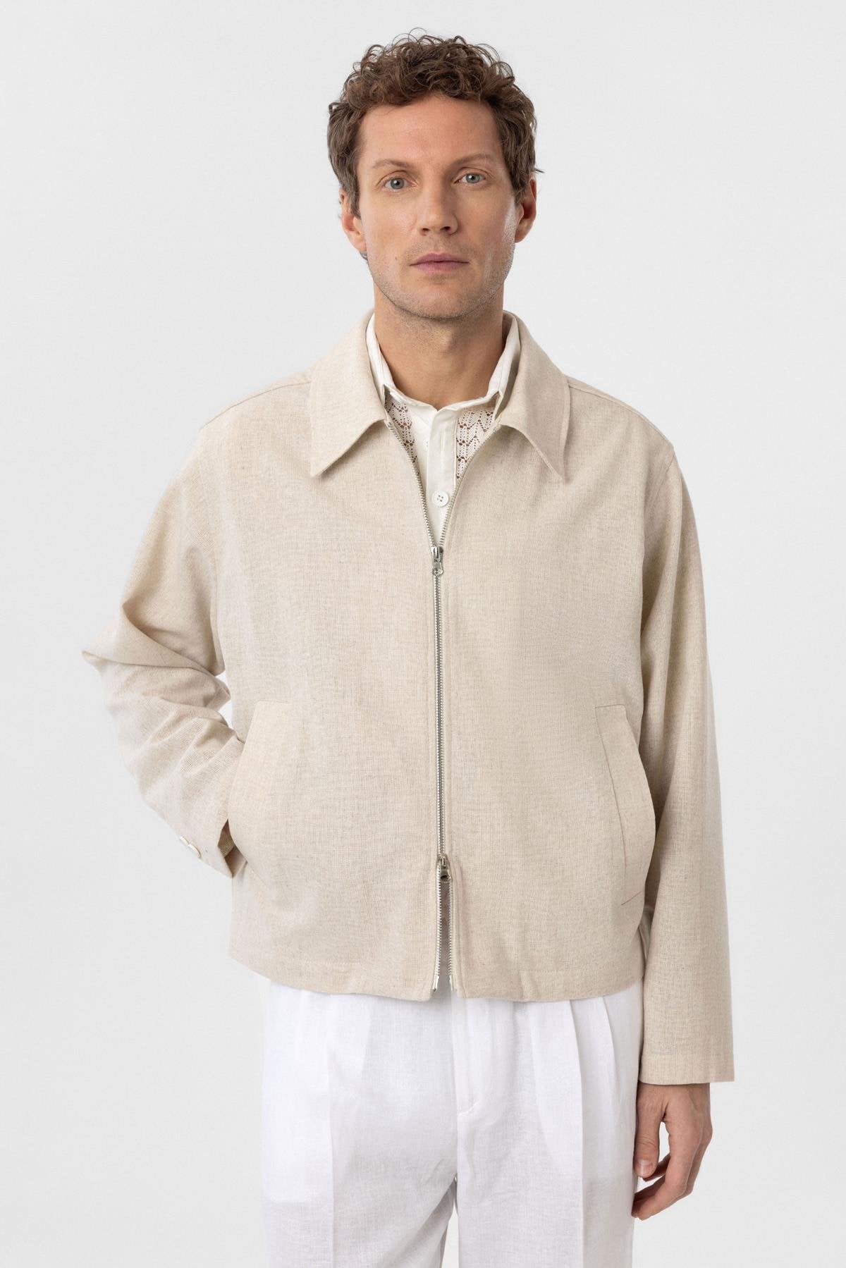 Antioch-Taş Mevsimlik Relax Fit Erkek Mont-Mont-2-Milagron.com