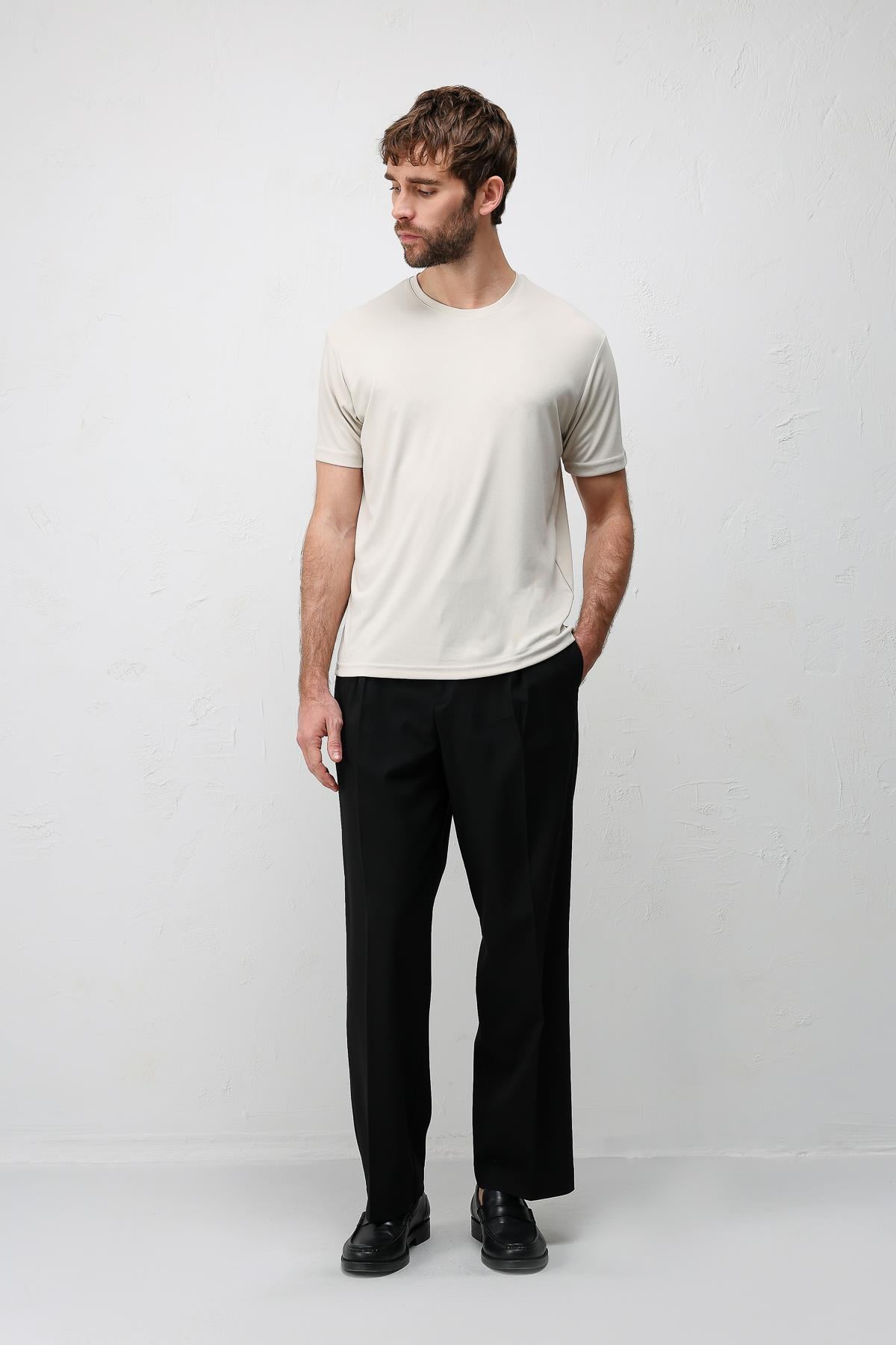 Antioch Taş Premium Dokulu Erkek T-Shirt