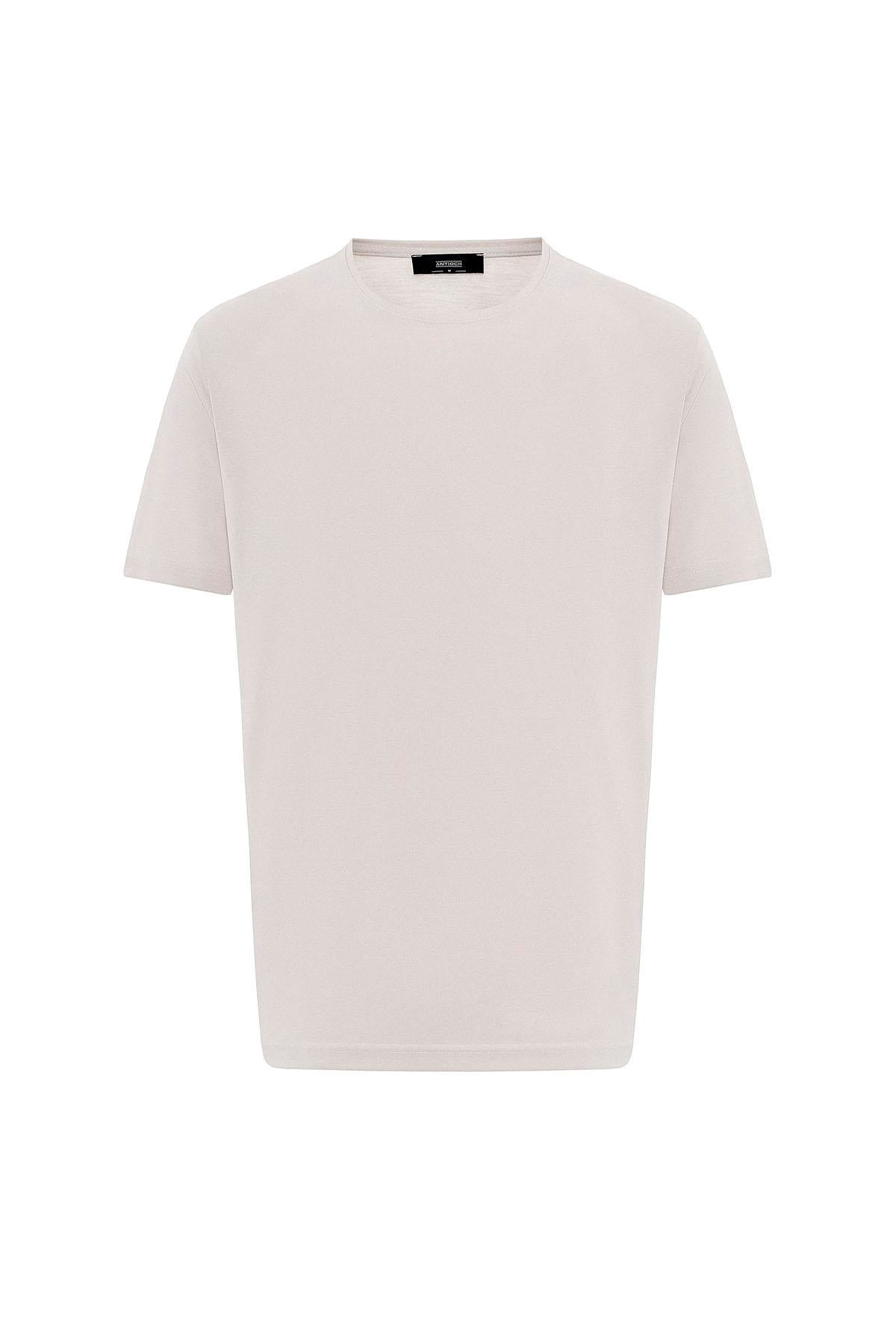 Antioch Taş Regular Fit Modal Teknik Kumaş Erkek T-Shirt